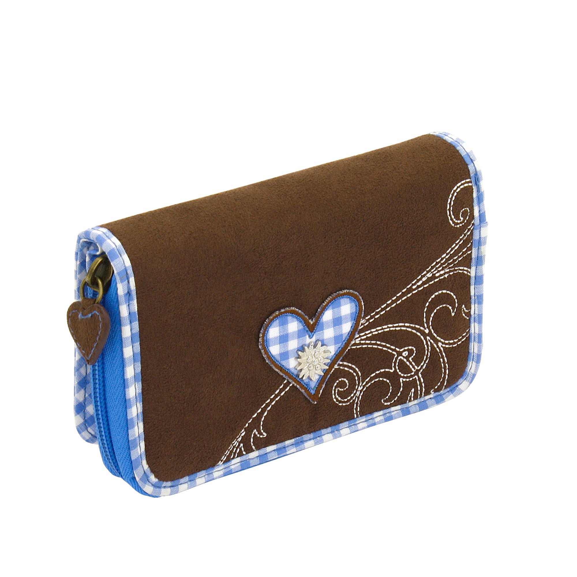 BAVARIA Damen Geldbörse mit Reißverschluss