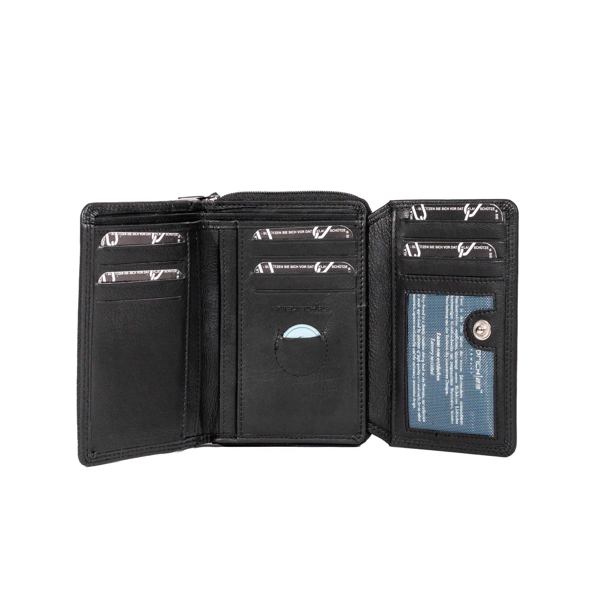 BOHO Damen Geldbörse Leder RFID