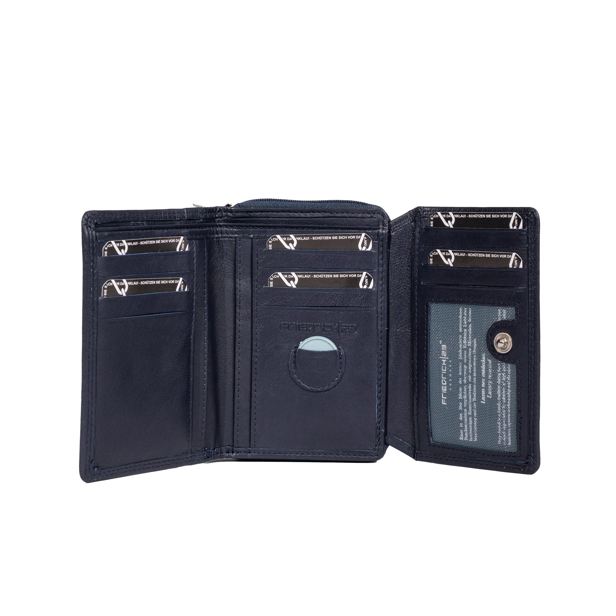 BOHO Damen Geldbörse Leder RFID