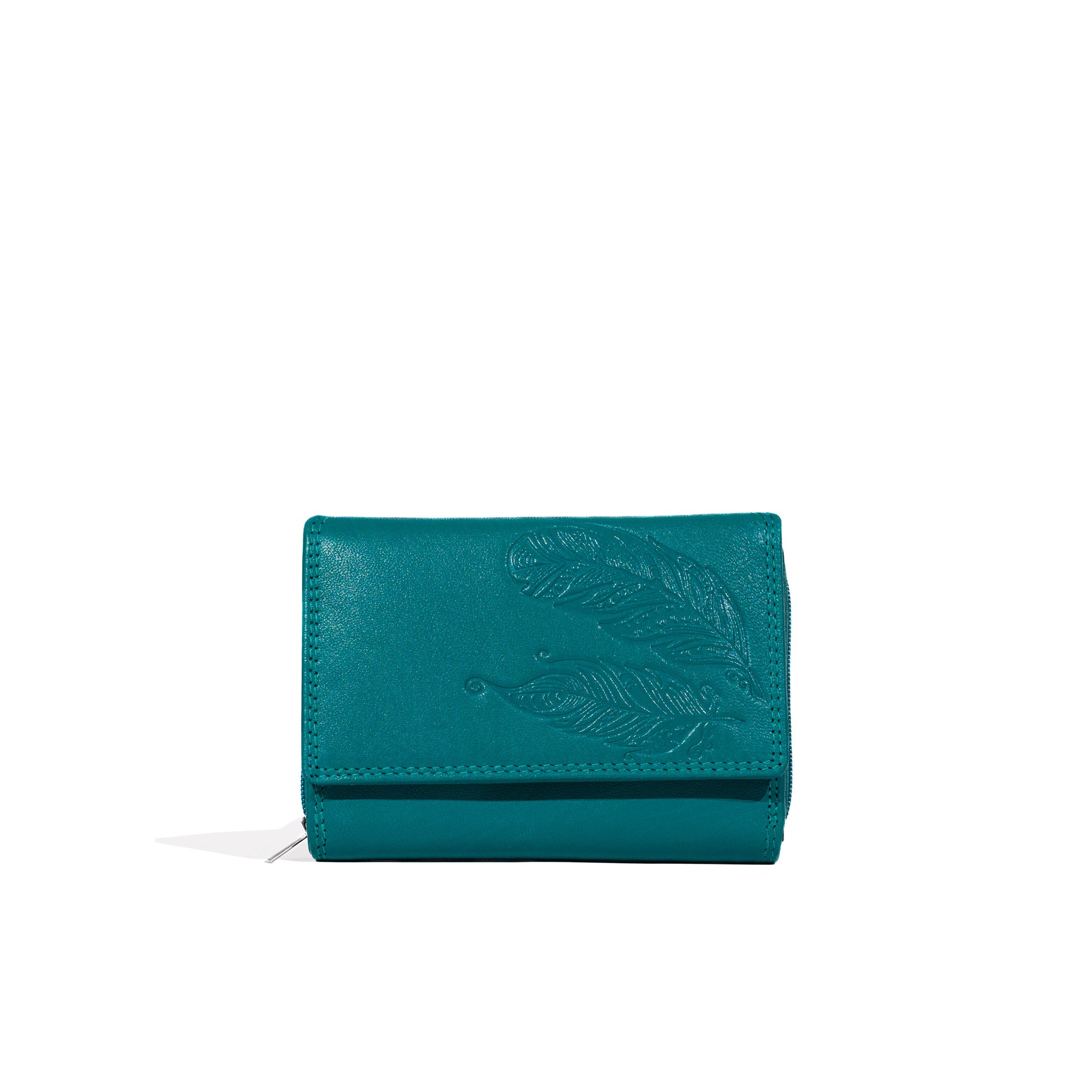 Boho women wallet leather rfid