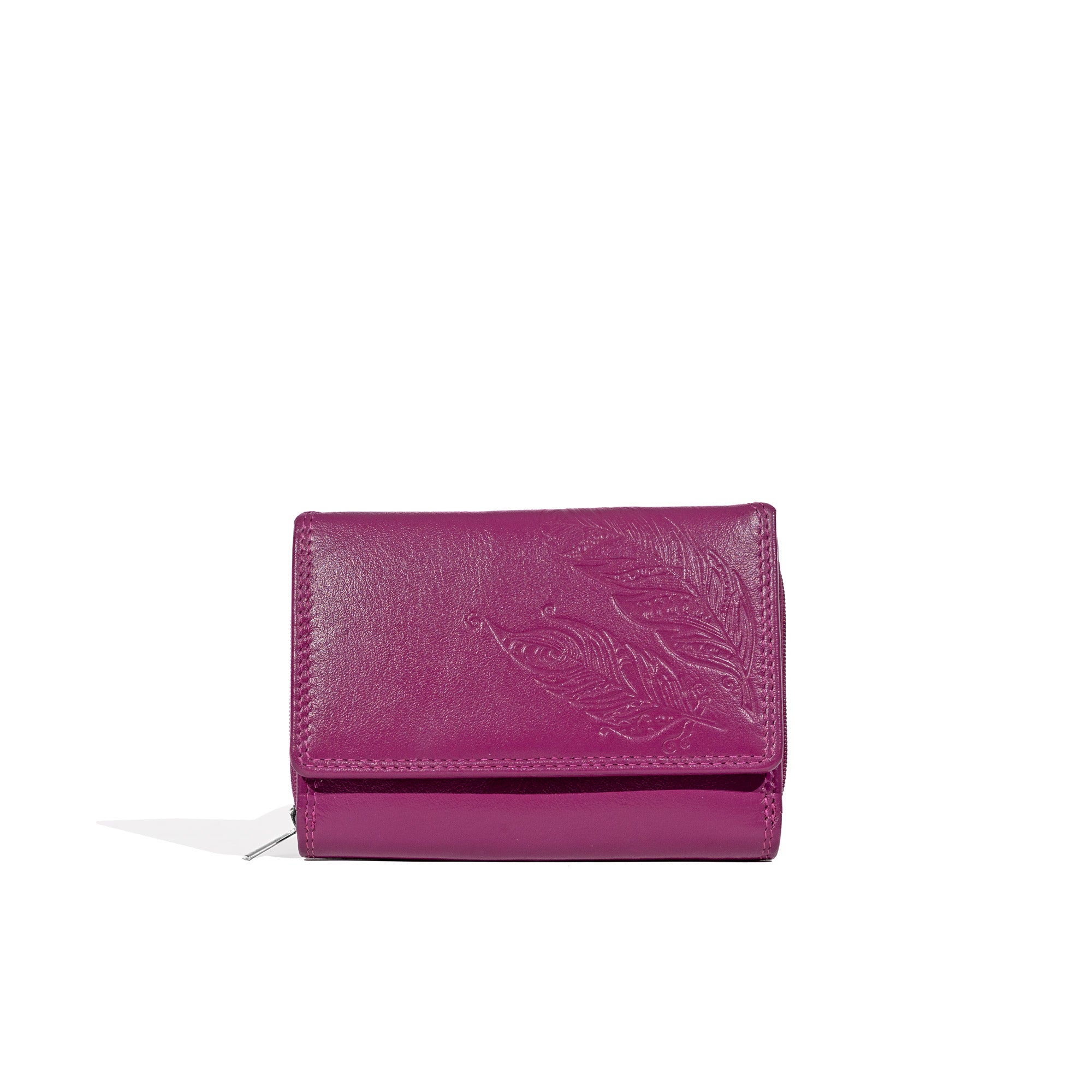 Boho women wallet leather rfid
