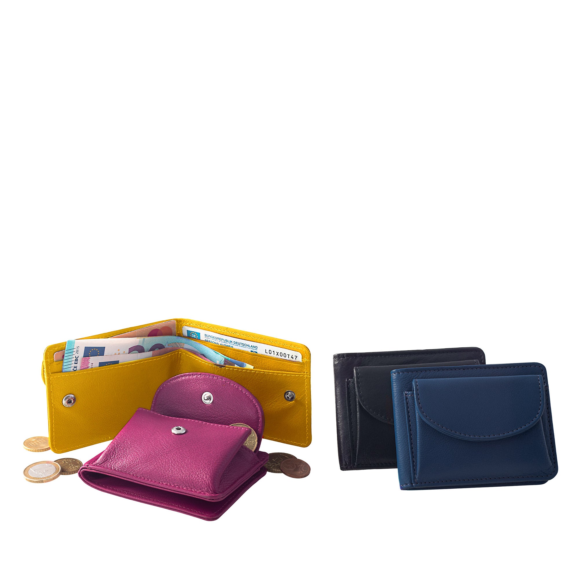 MINI Geldbörse aus Leder mit RFID