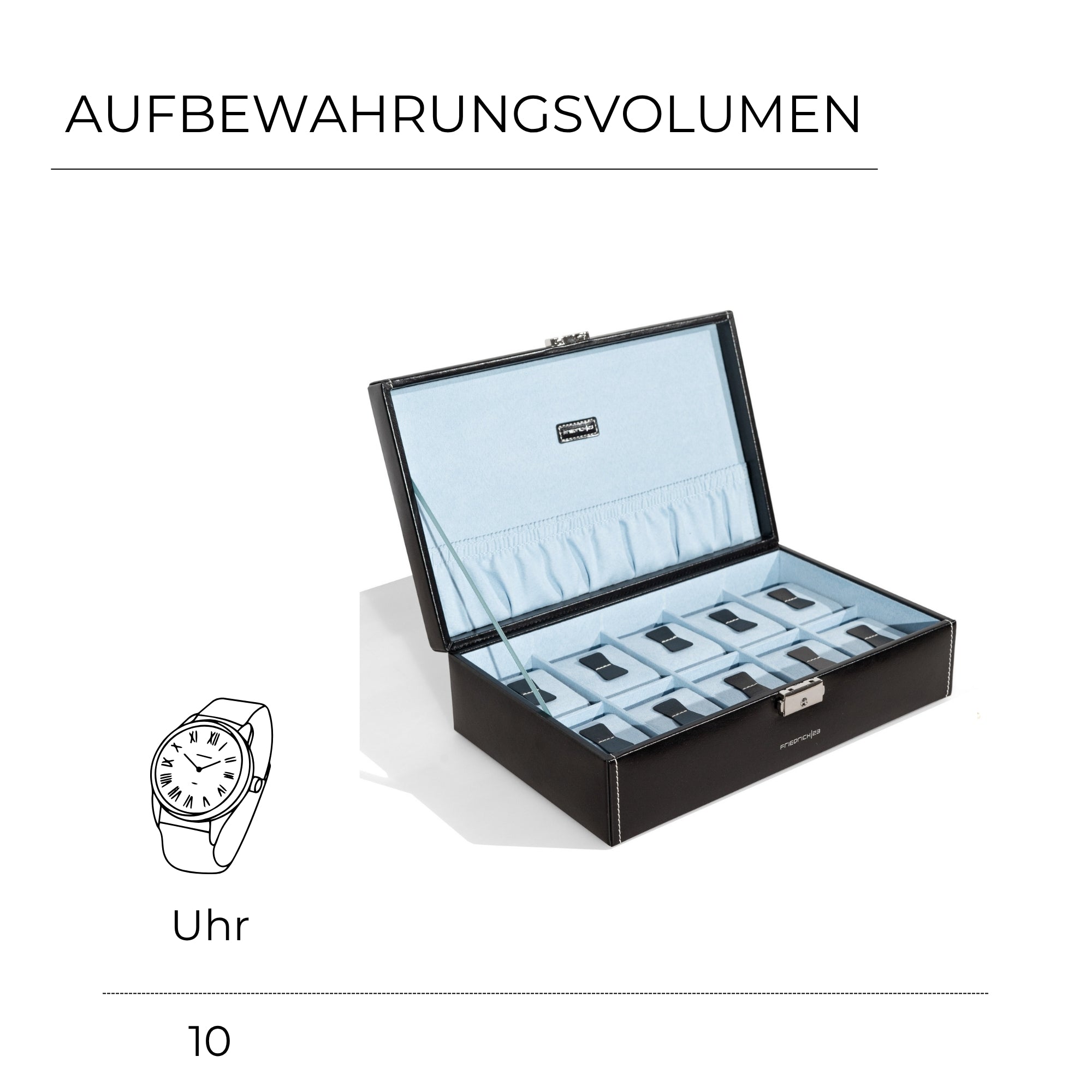 BOND Uhrenbox für 10 Uhren