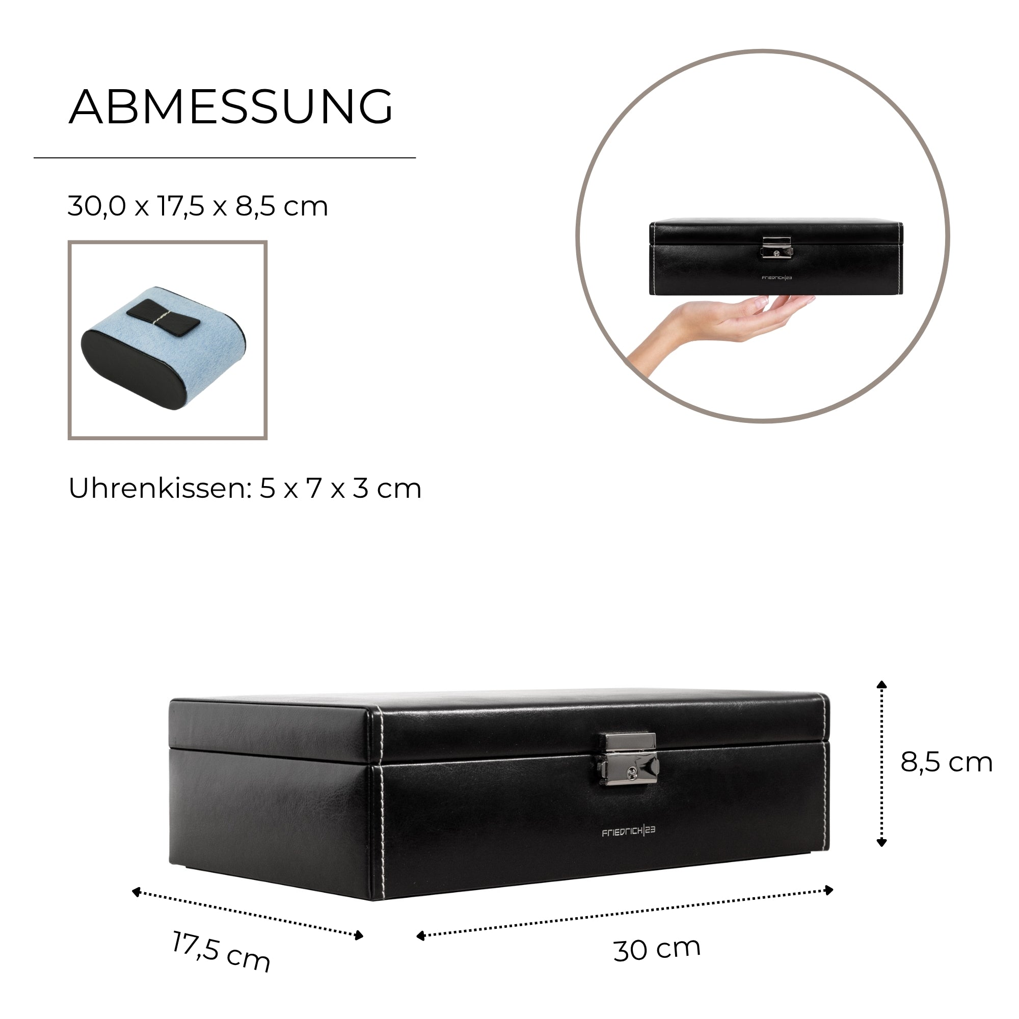 BOND Uhrenbox für 10 Uhren