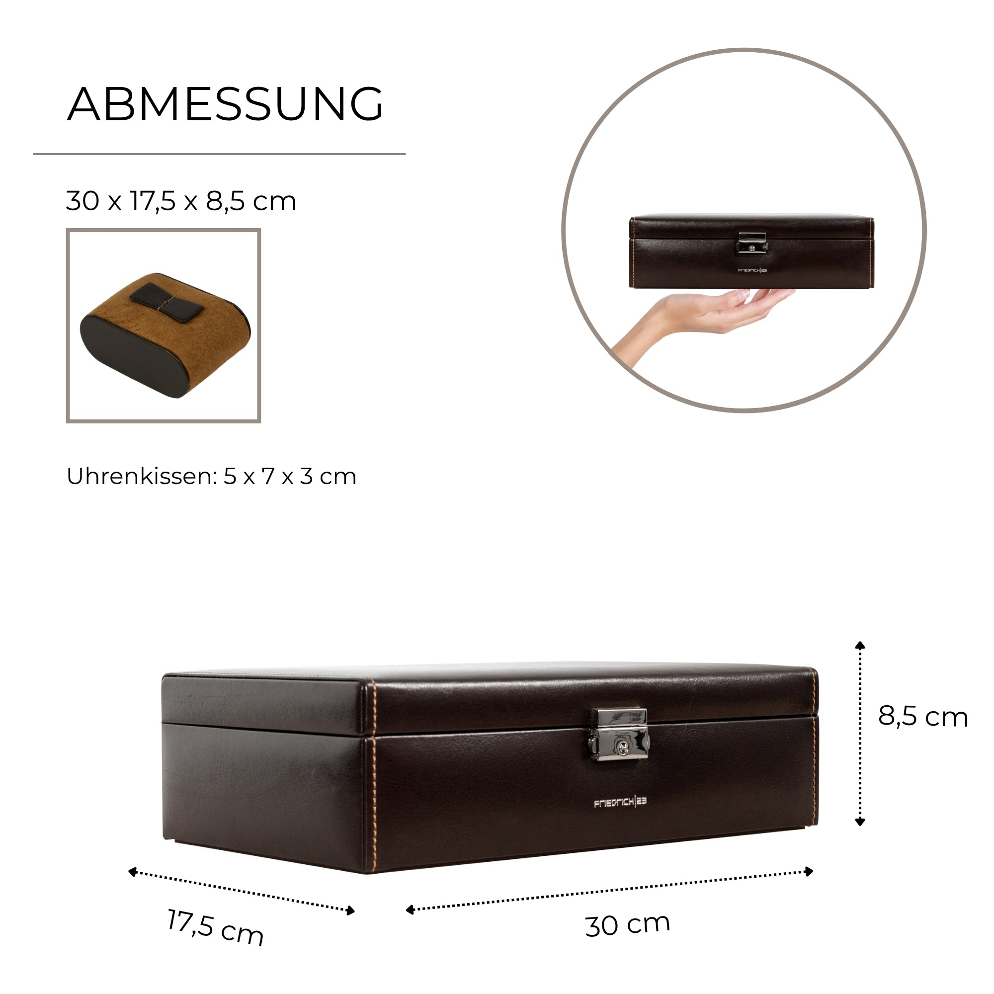 BOND Uhrenbox für 10 Uhren