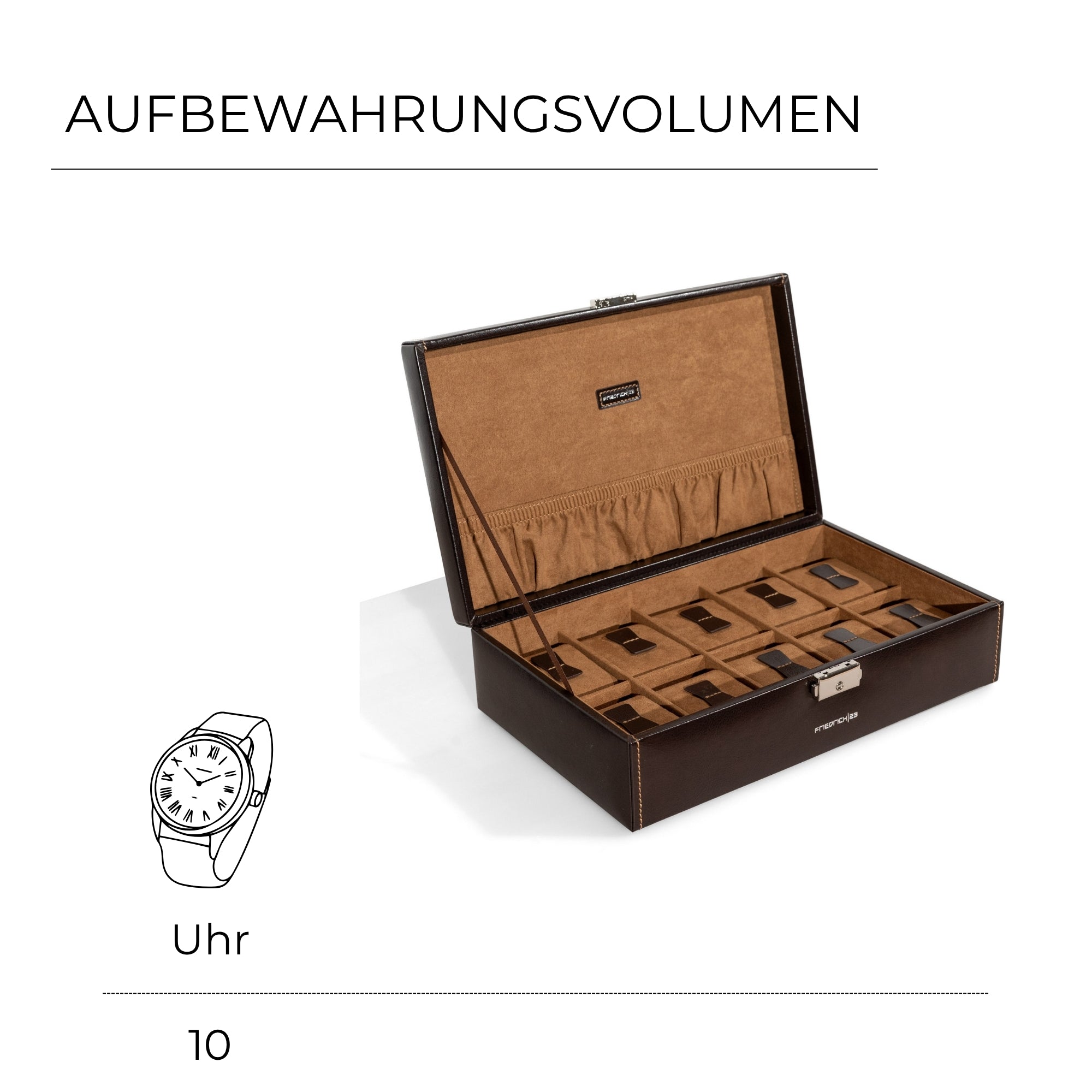 BOND Uhrenbox für 10 Uhren