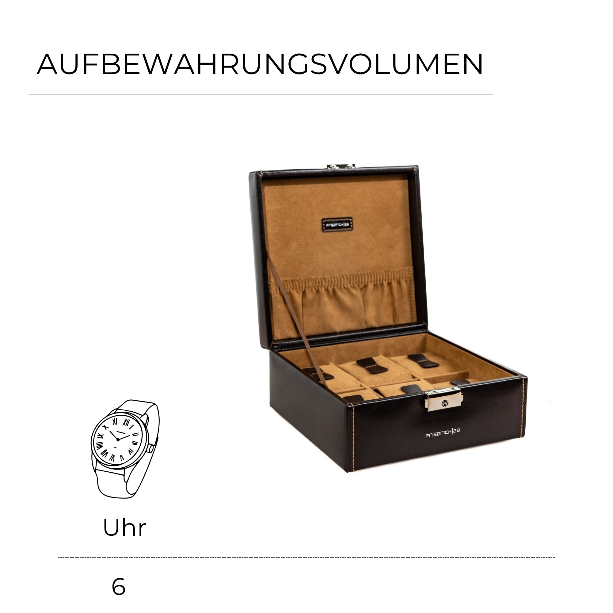 BOND Uhrenbox für 6 Uhren