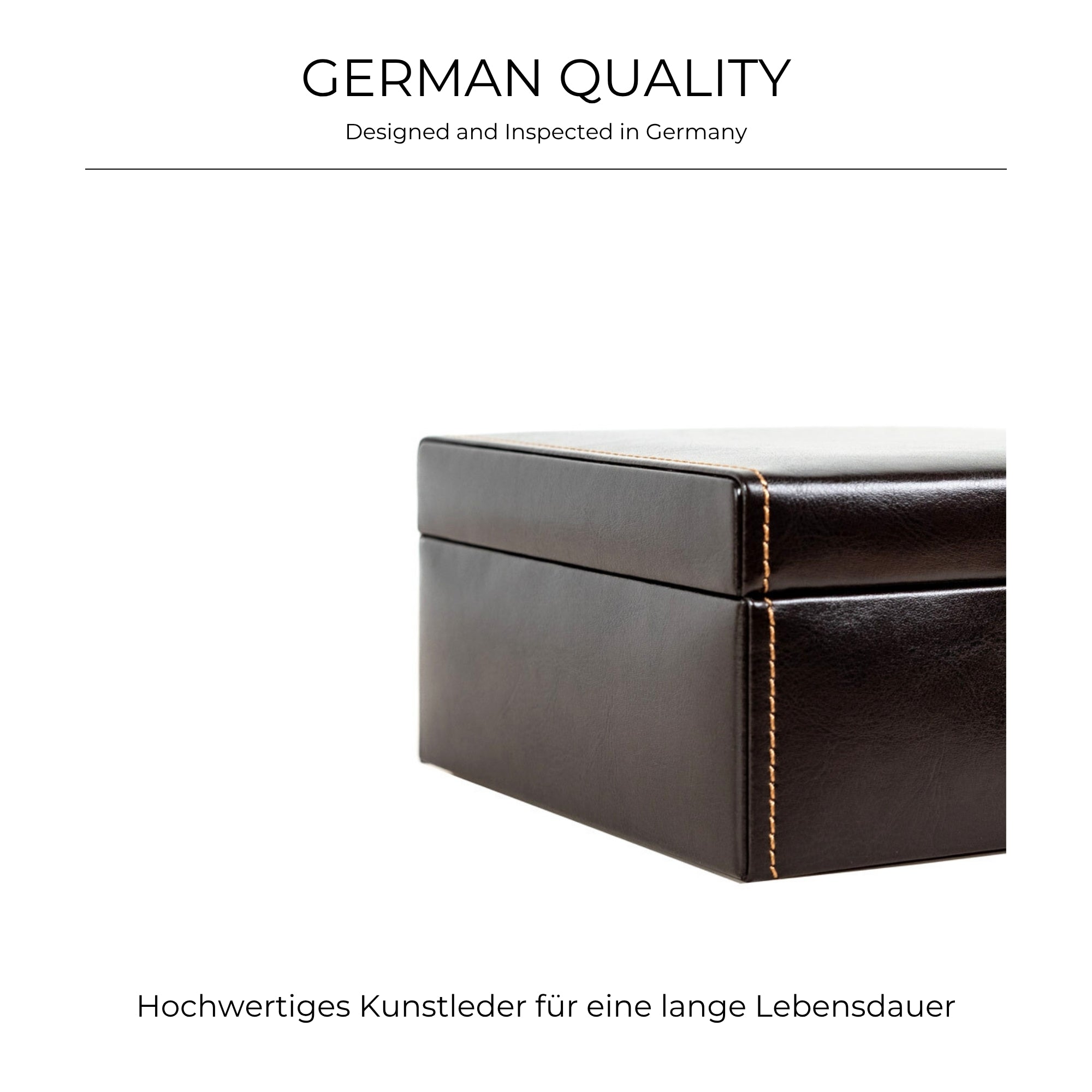 Bond watch box for 6 watches