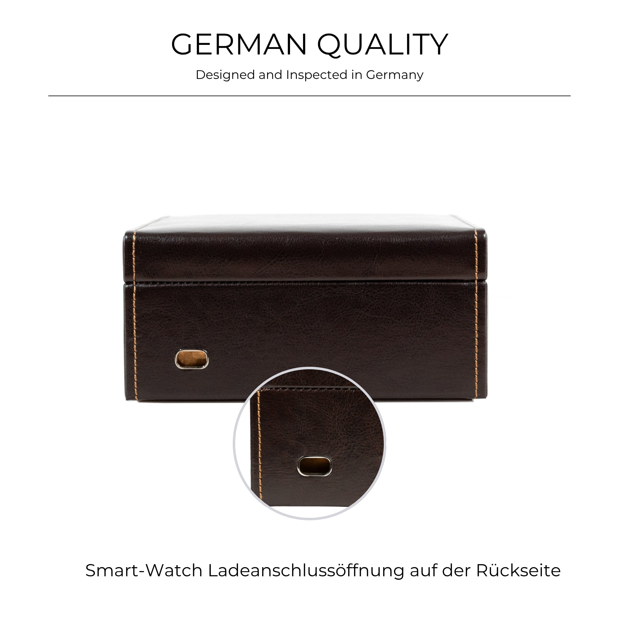 Bond watch box for 6 watches