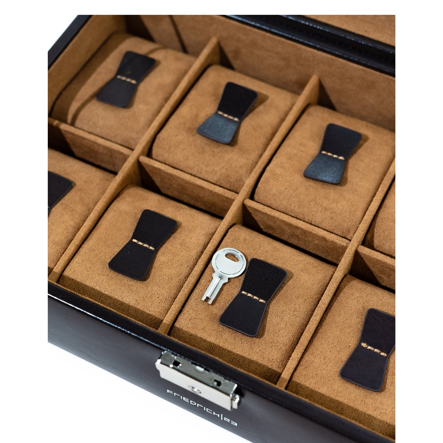 BOND Uhrenbox für 10 Uhren mit Glasdeckel