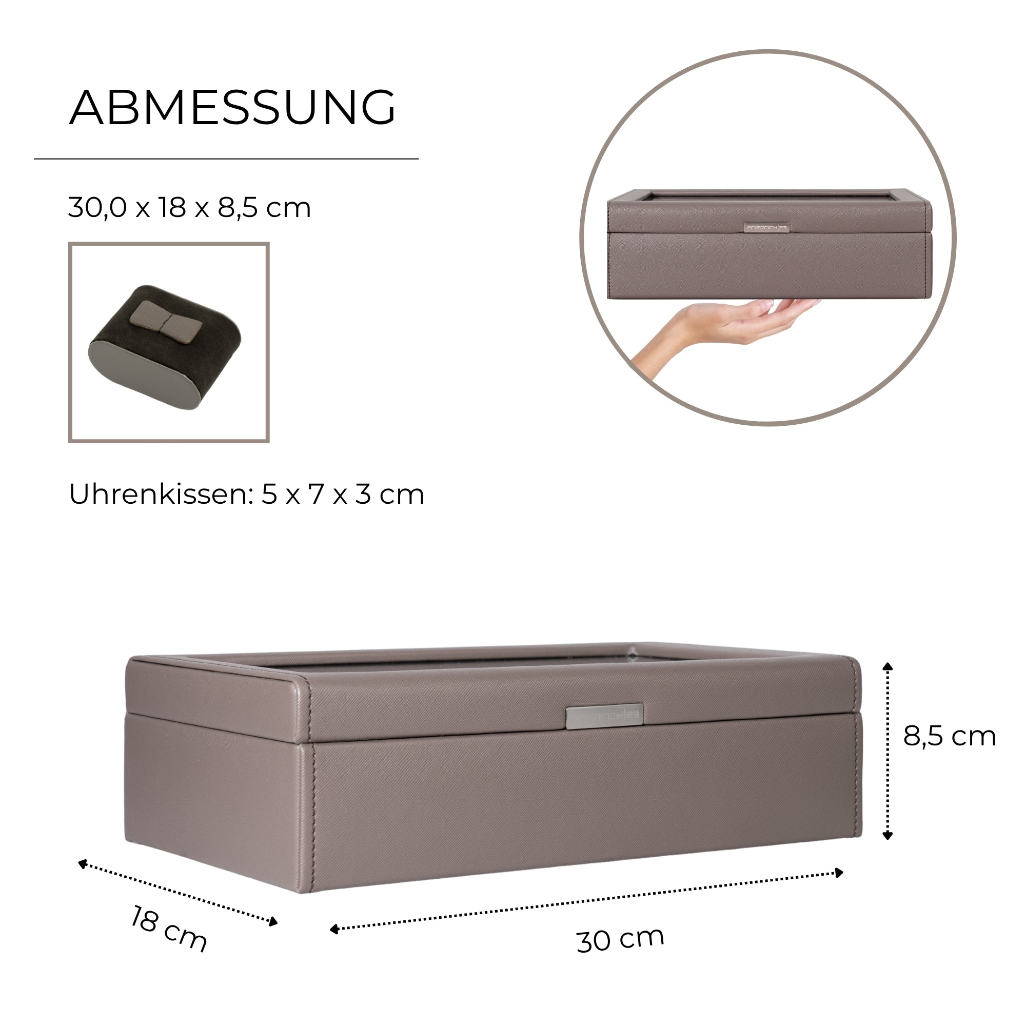 BOND CG Uhrenbox für 10 Uhren