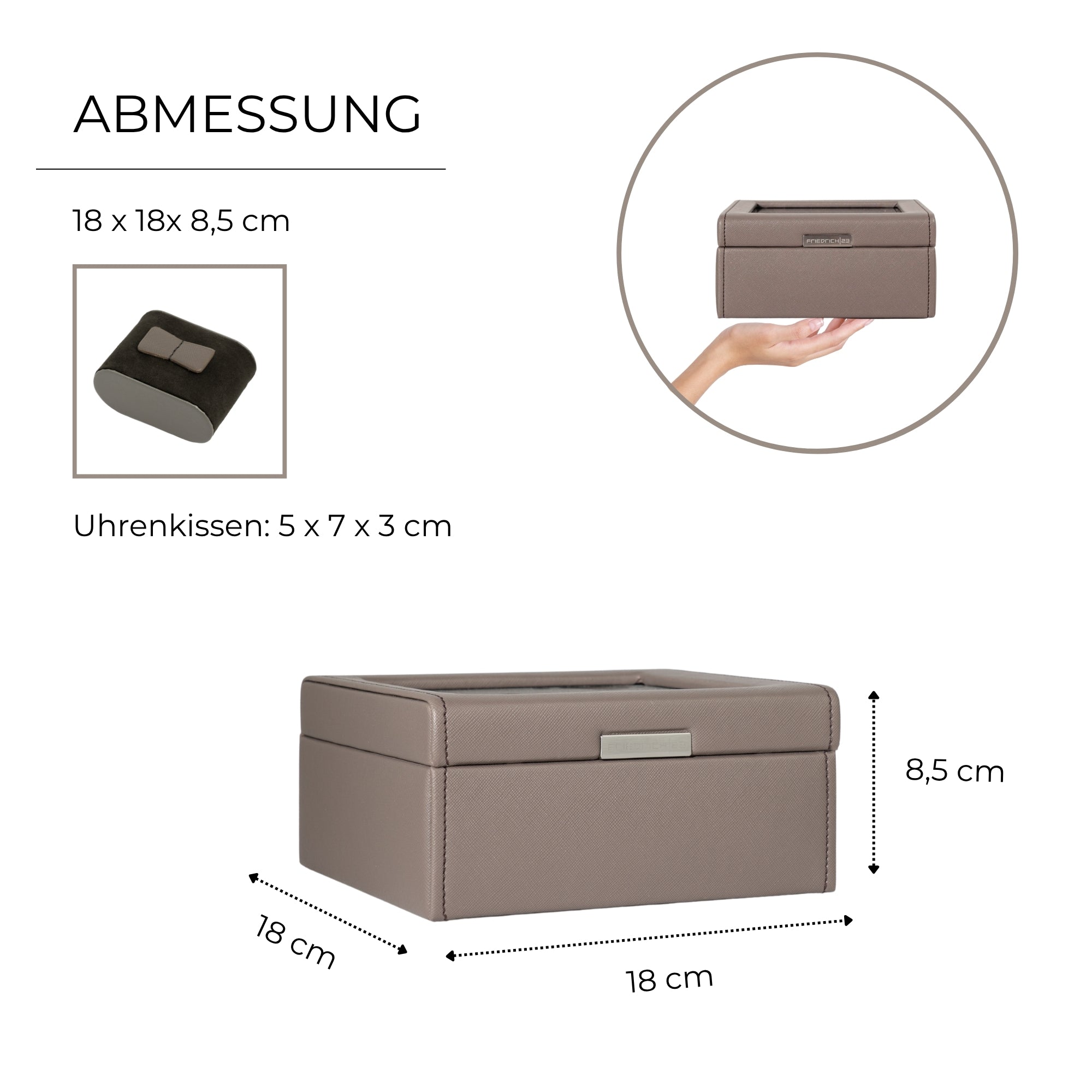 BOND CG Uhrenbox für 6 Uhren