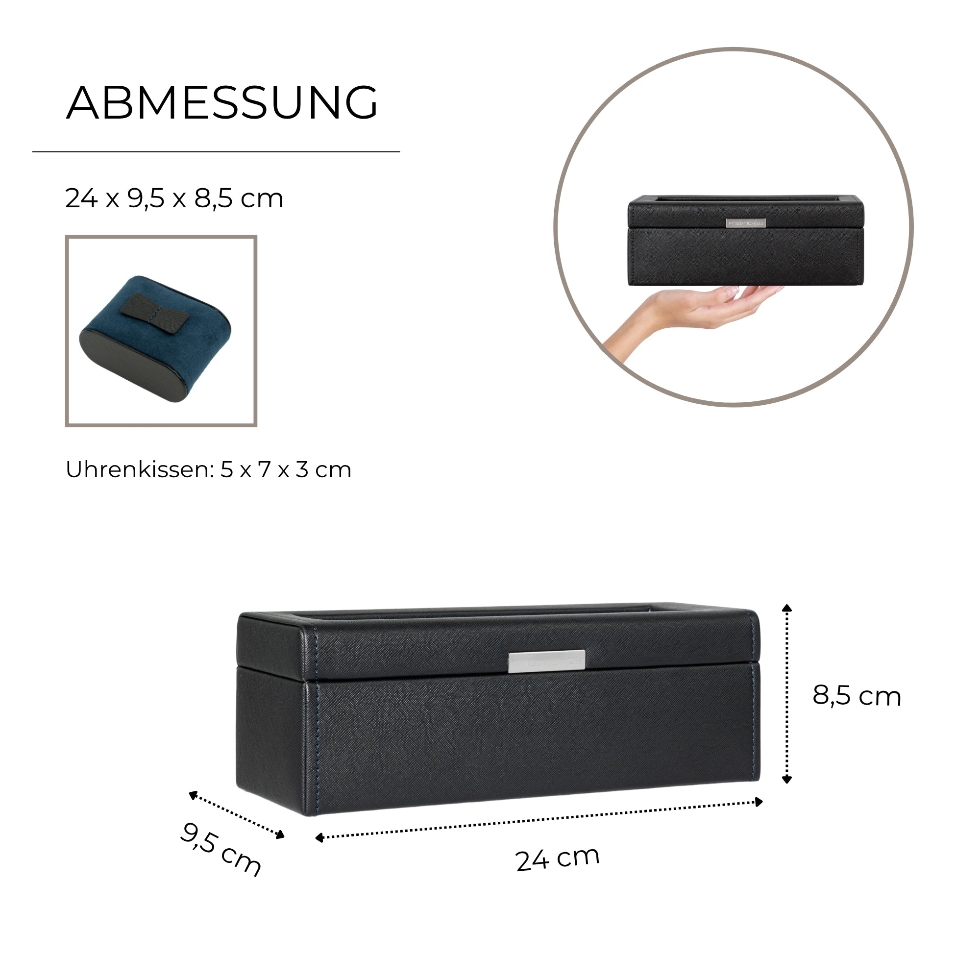 BOND CG Uhrenbox für 4 Uhren