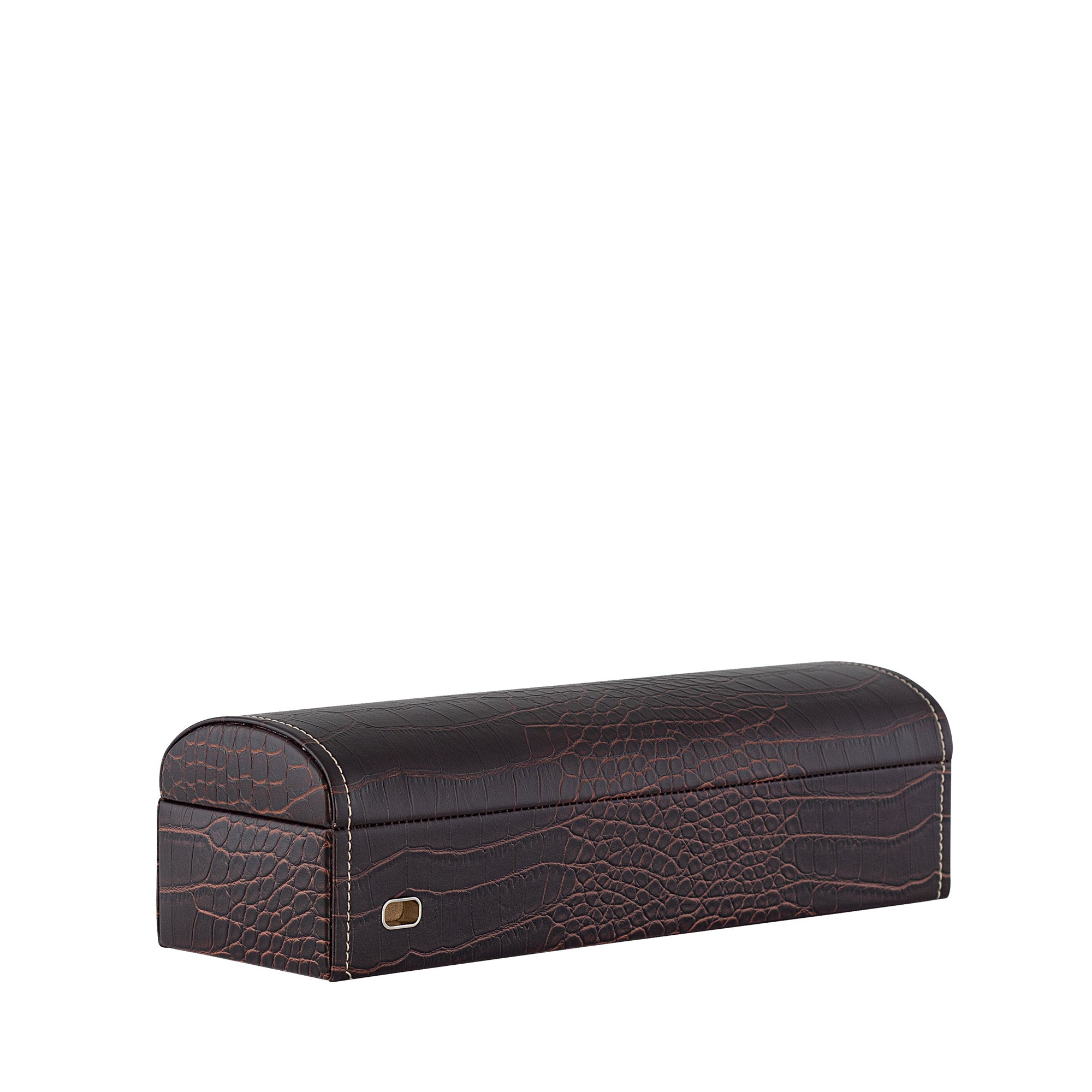 LE CROC Uhrenbox für 5 Uhren in Kroko Optik