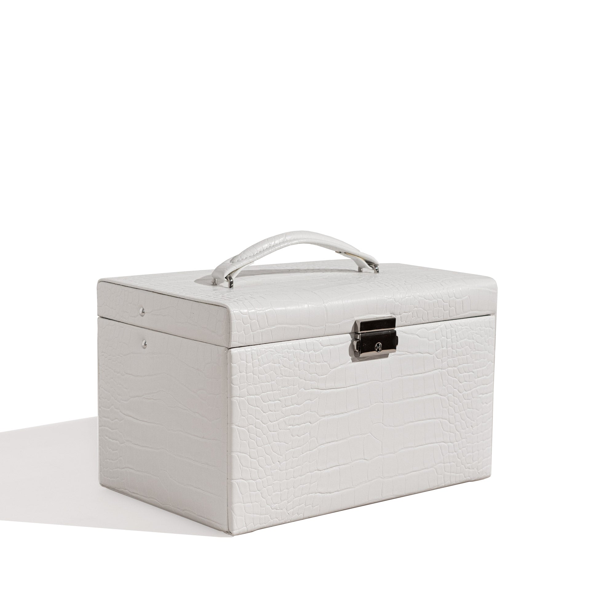 CAIMAN Schmuckkasten in Kroko Optik