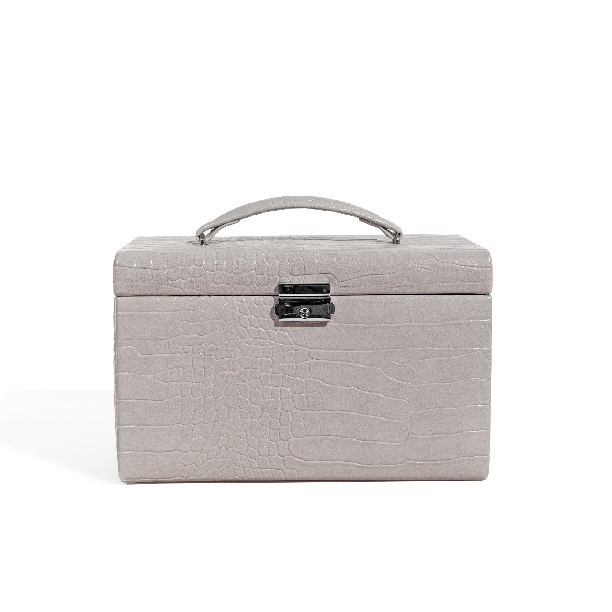 Caiman jewelry box in Kroko optics