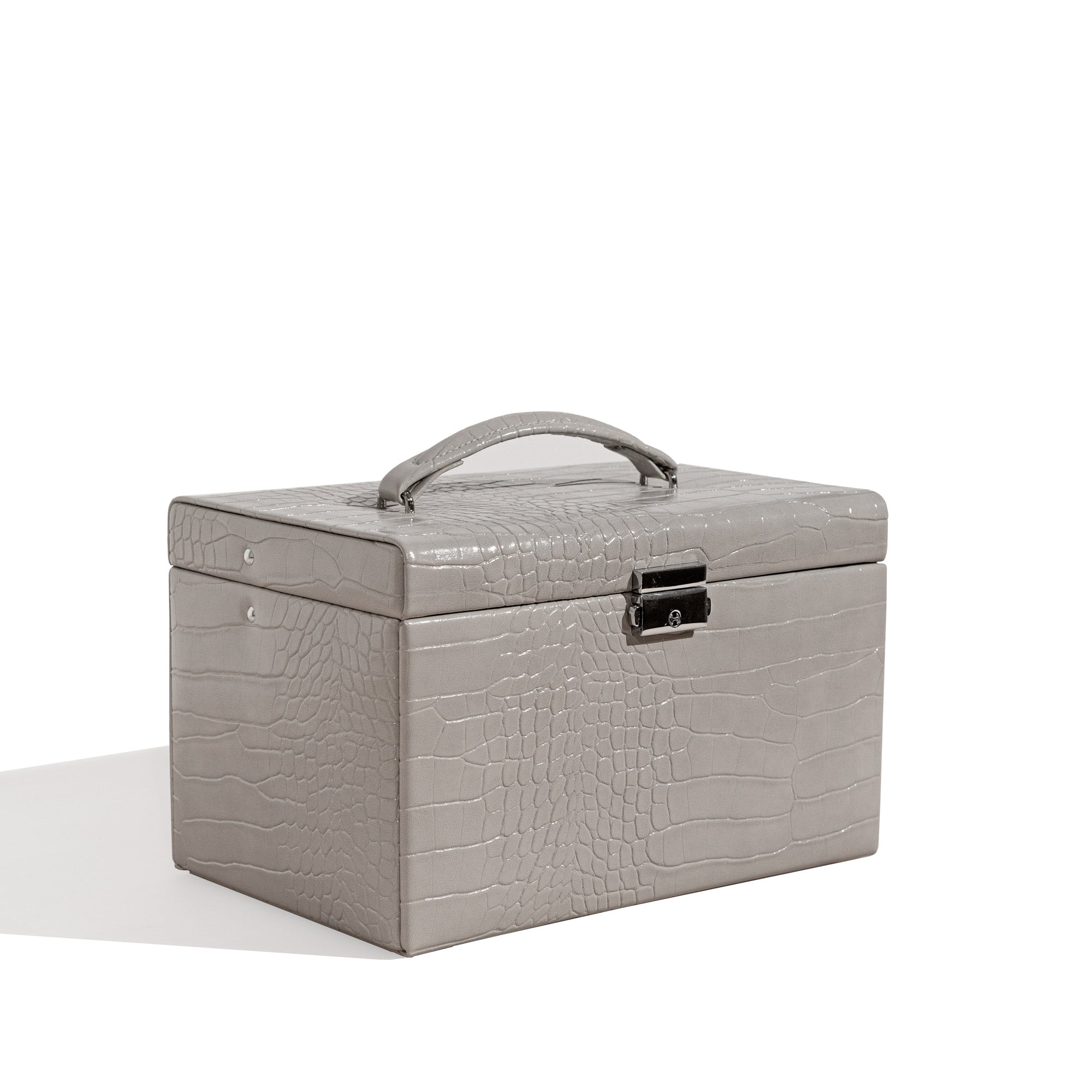 CAIMAN Schmuckkasten in Kroko Optik