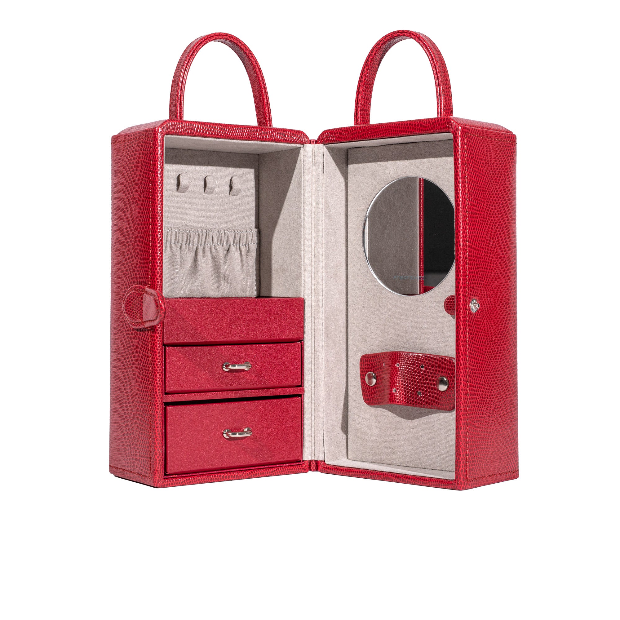 Milano jewelry box in lizard optics