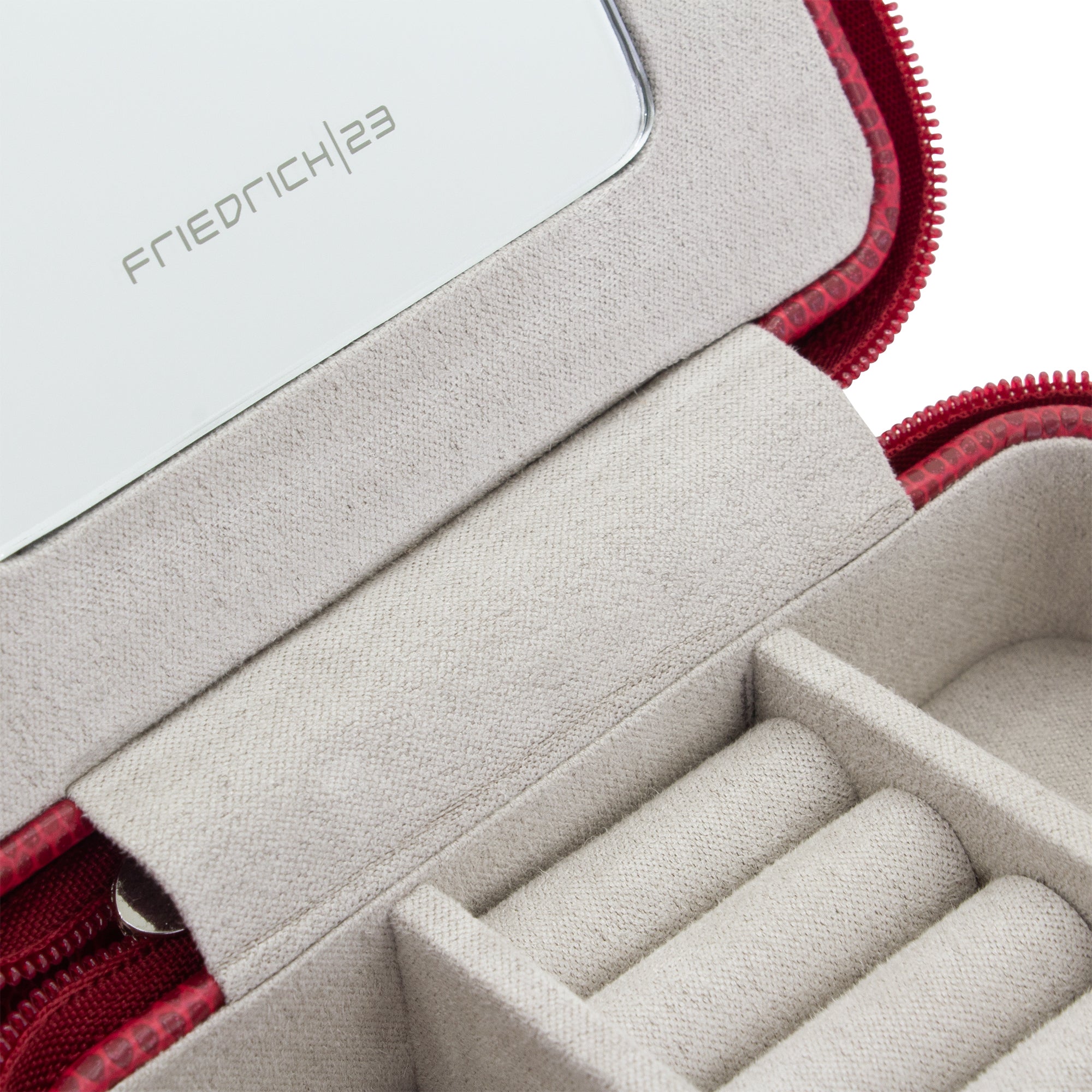Milano jewelry case in Lizard optics