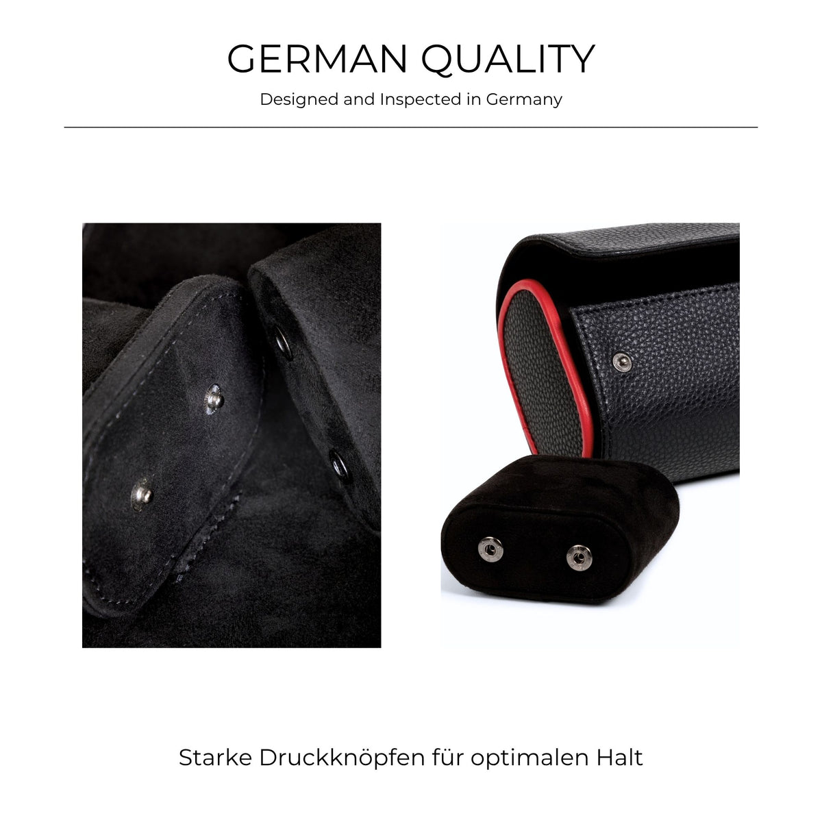MARANELLO – 3-Watch Roll - Grained Full-Grain Leather
