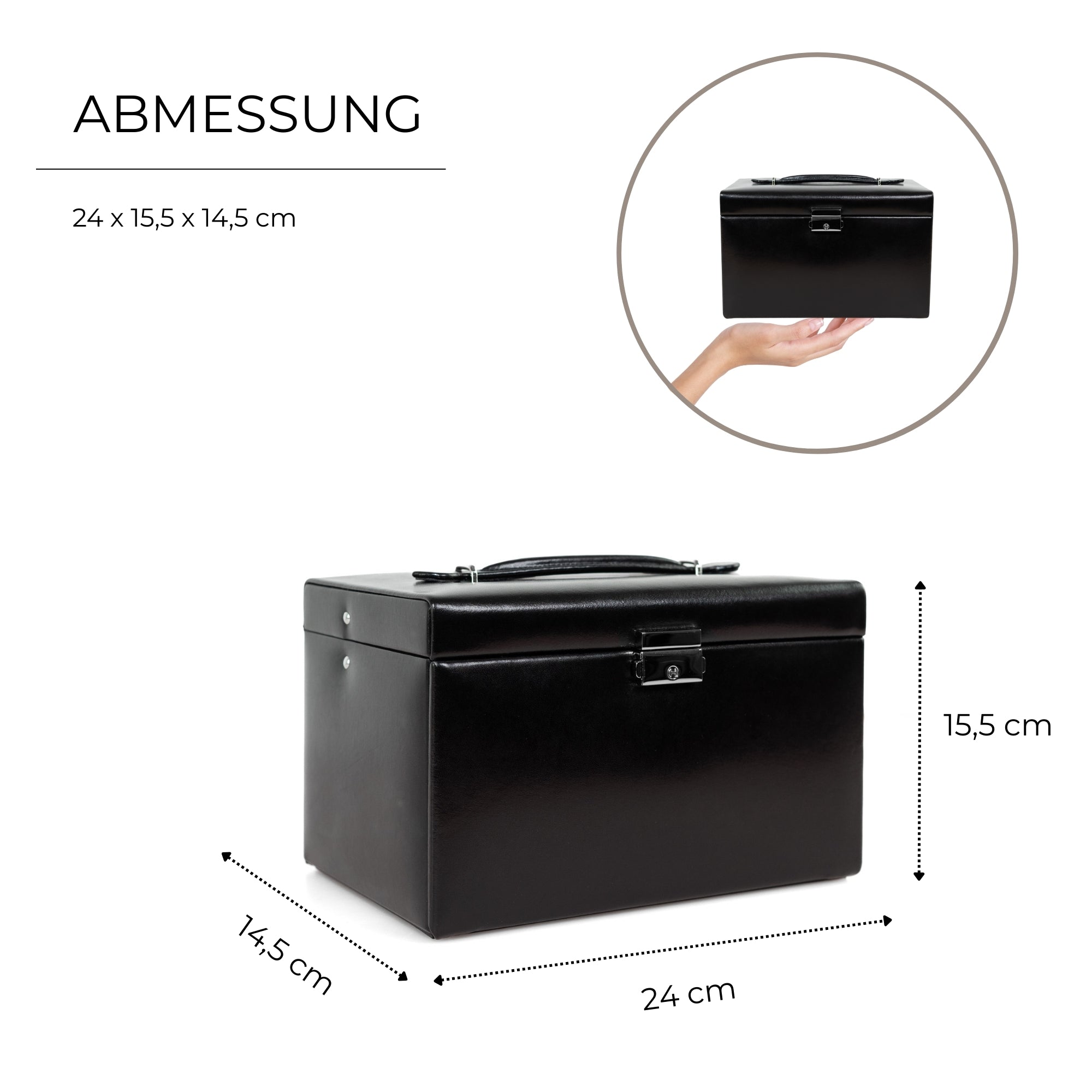 CLASSICO Schmuckkasten aus Leder