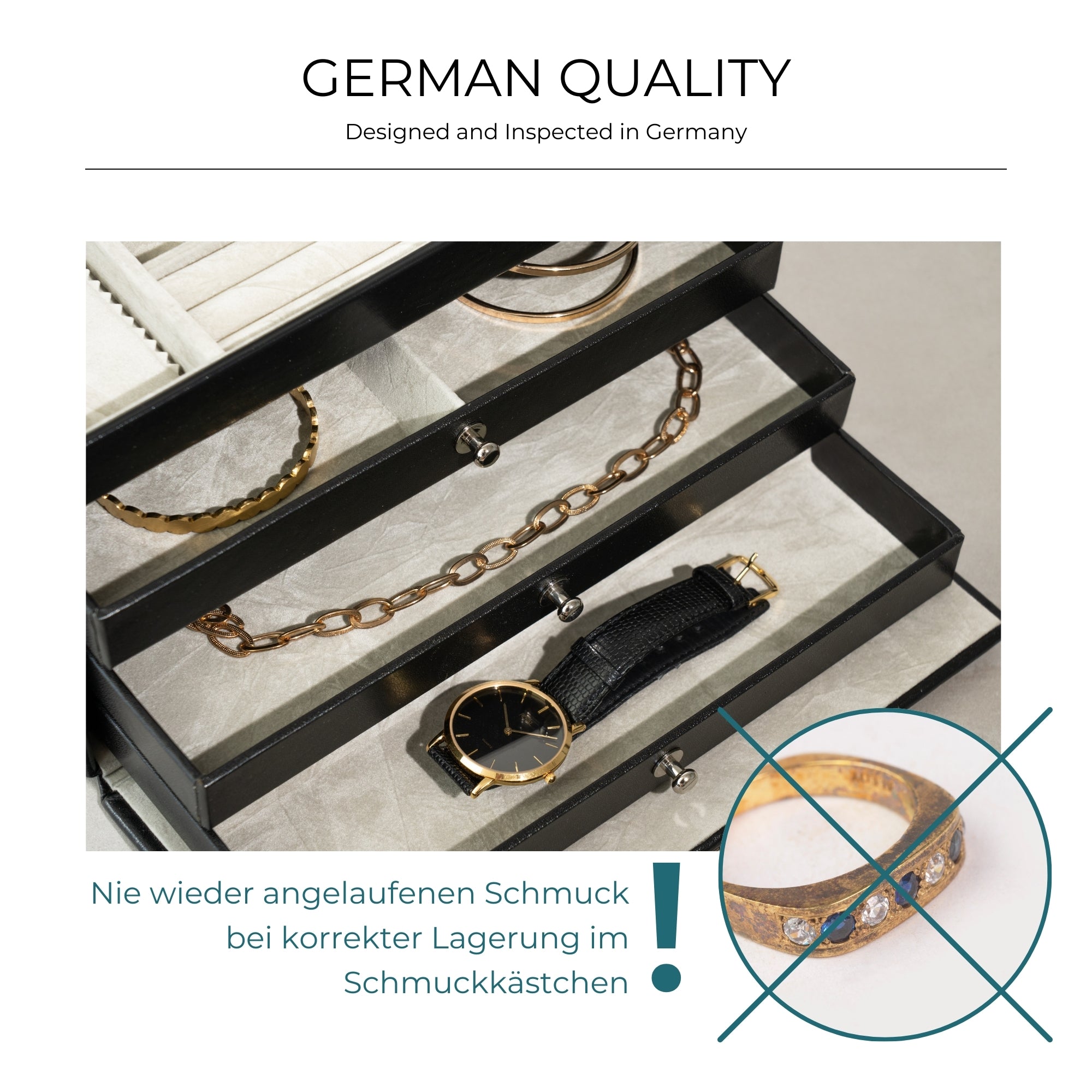 CLASSICO Schmuckkasten aus Leder