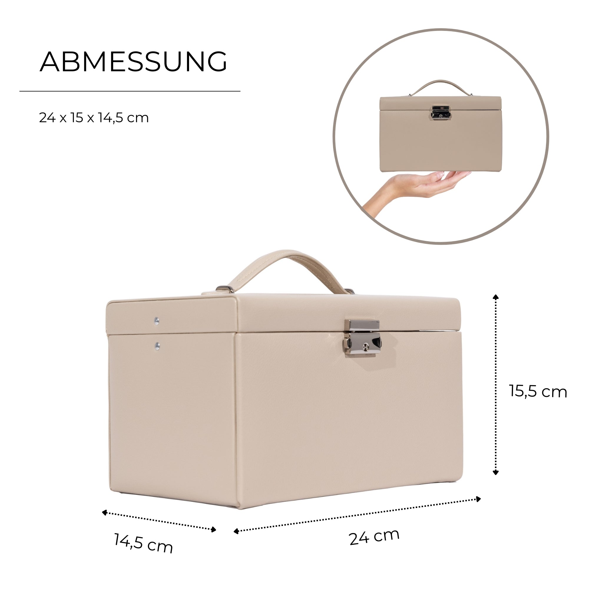 CLASSICO Schmuckkasten aus Leder