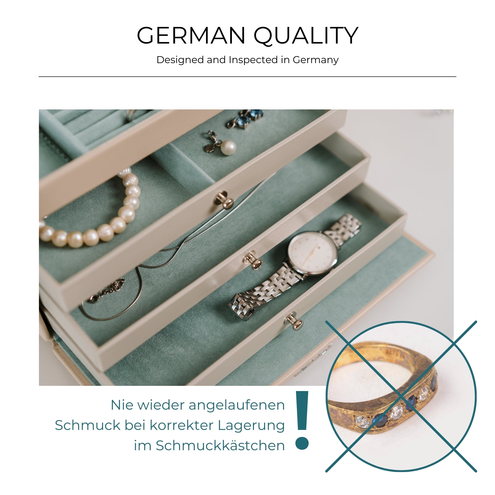 CLASSICO Schmuckkasten aus Leder