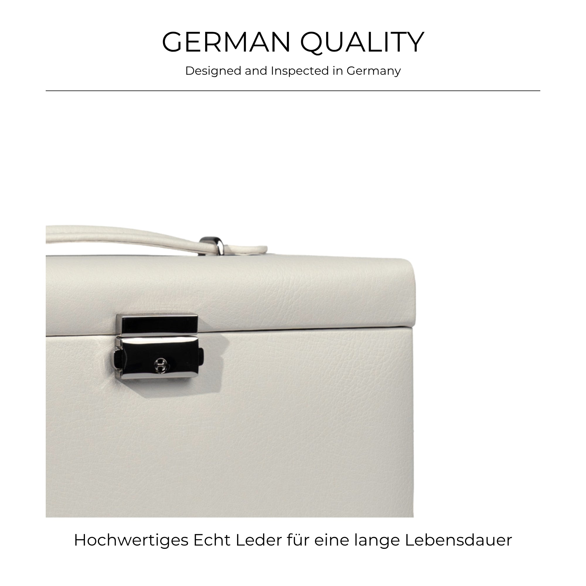 CLASSICO Schmuckkasten Echt Leder - ROSÉ EDITION