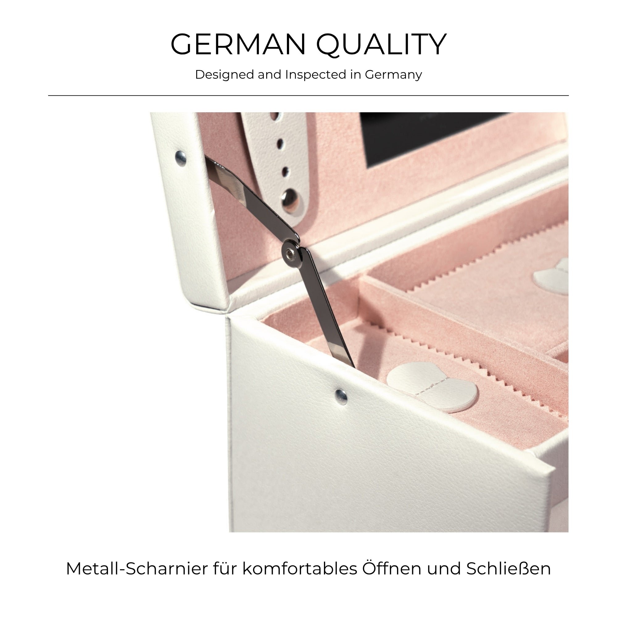 CLASSICO Schmuckkasten Echt Leder - ROSÉ EDITION