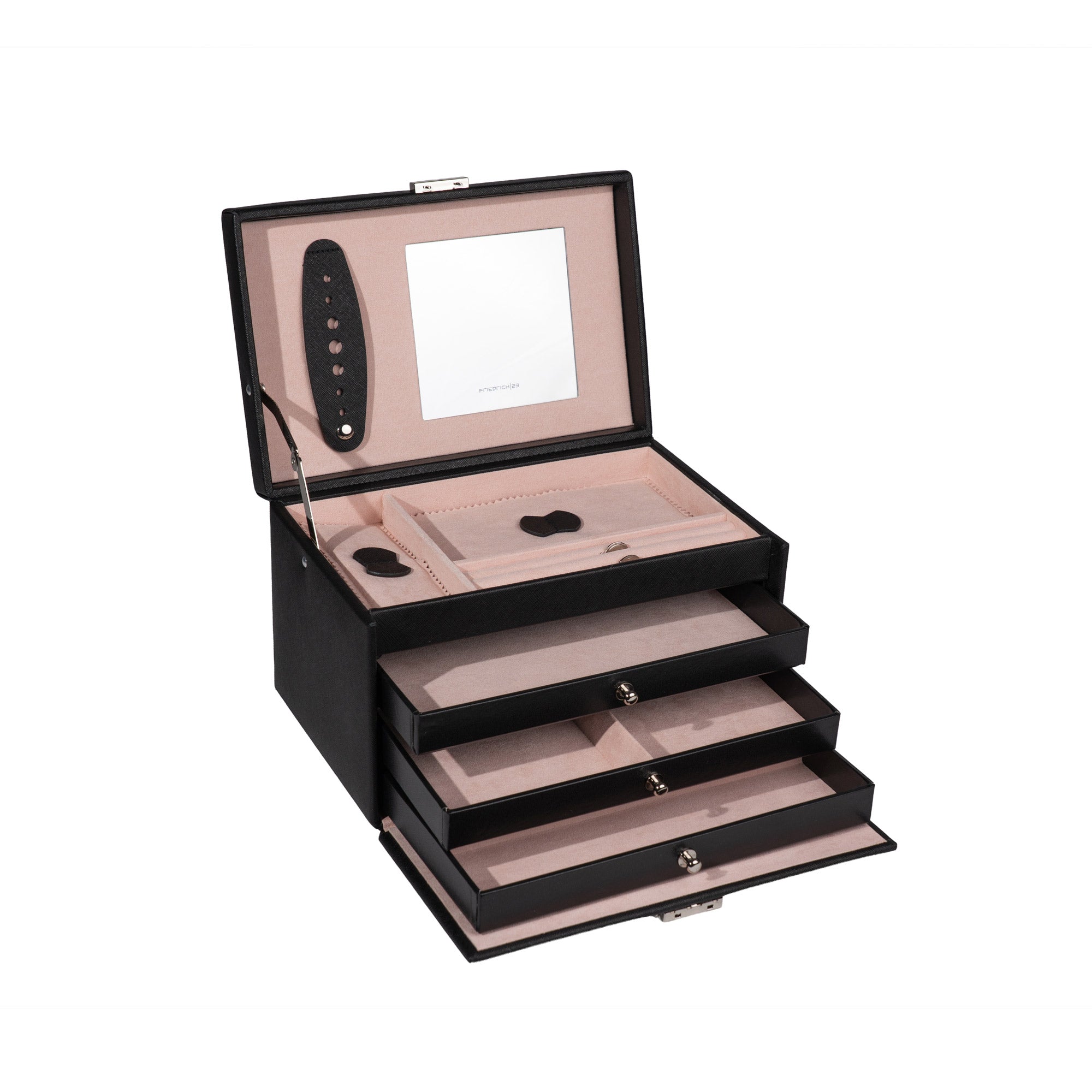 CLASSICO Schmuckkasten Echt Leder - ROSÉ EDITION