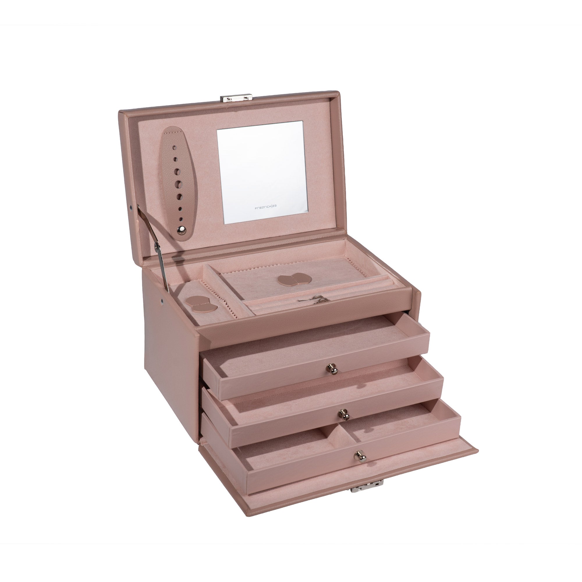 CLASSICO Schmuckkasten Echt Leder - ROSÉ EDITION