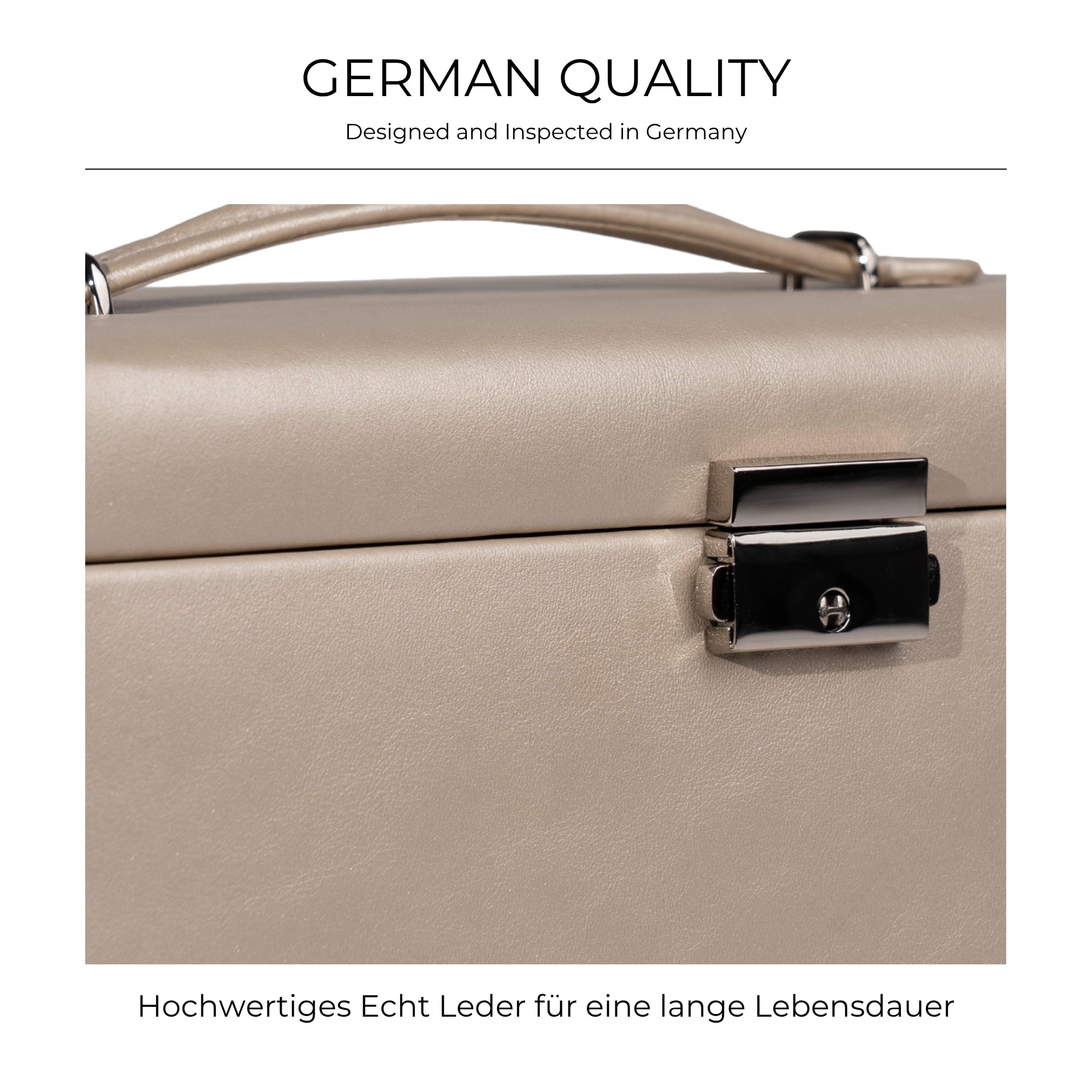 CLASSICO Schmuckkasten Echt Leder - ROSÉ EDITION