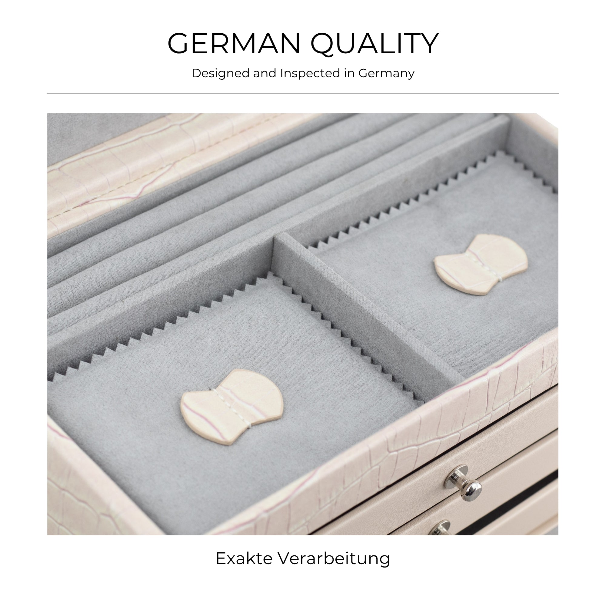 Jolie jewelry box in Kroko optics