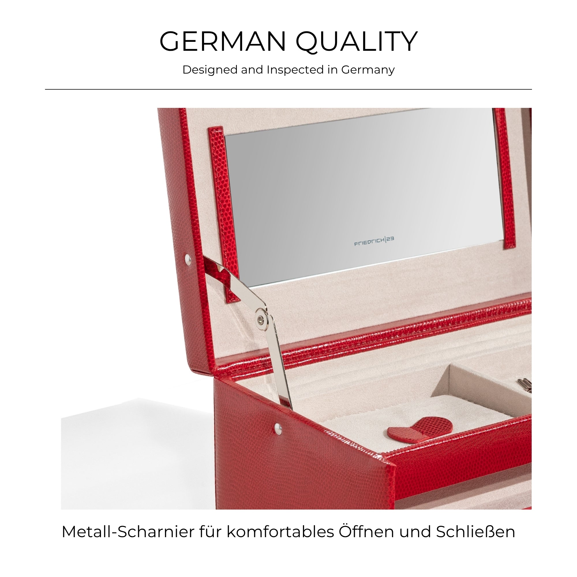 JOLIE Schmuckkästchen in Echsen-Optik