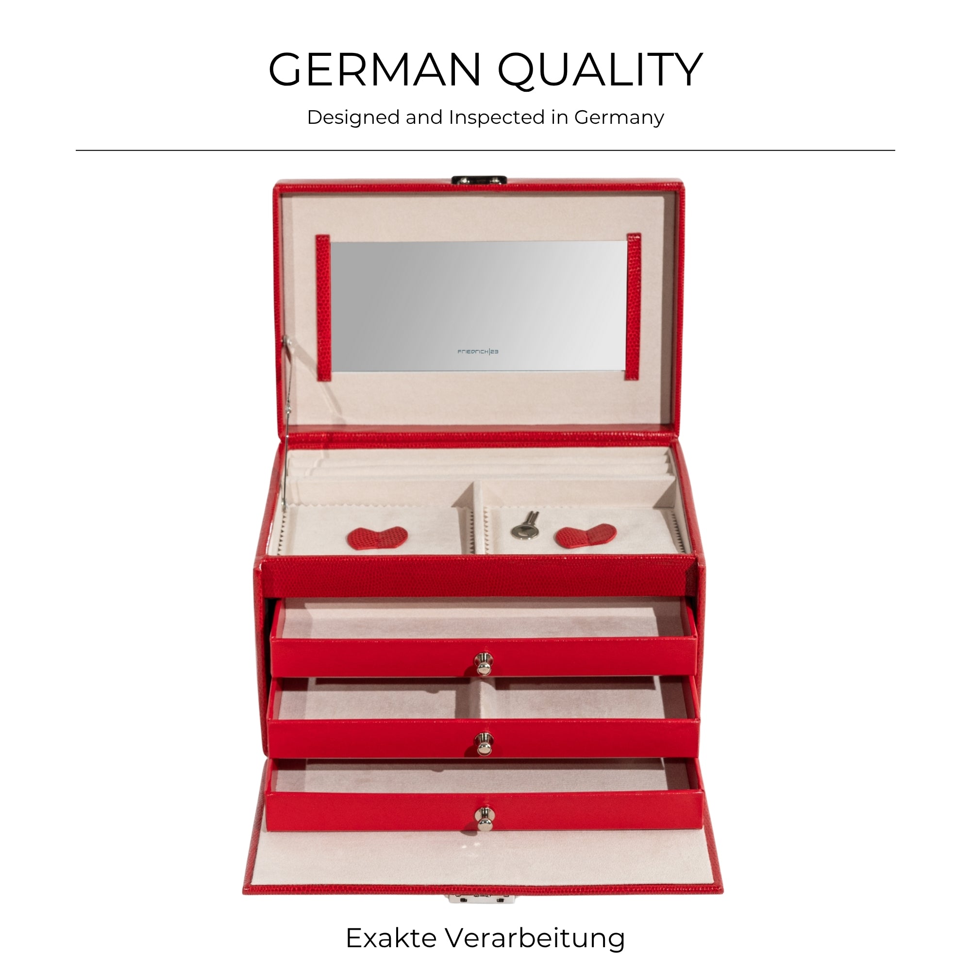 JOLIE Schmuckkästchen in Echsen-Optik