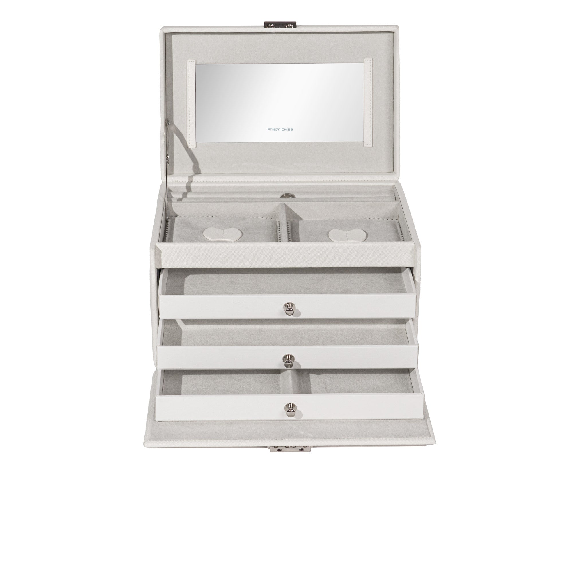 Jolie jewelry box in cross -crevets optics
