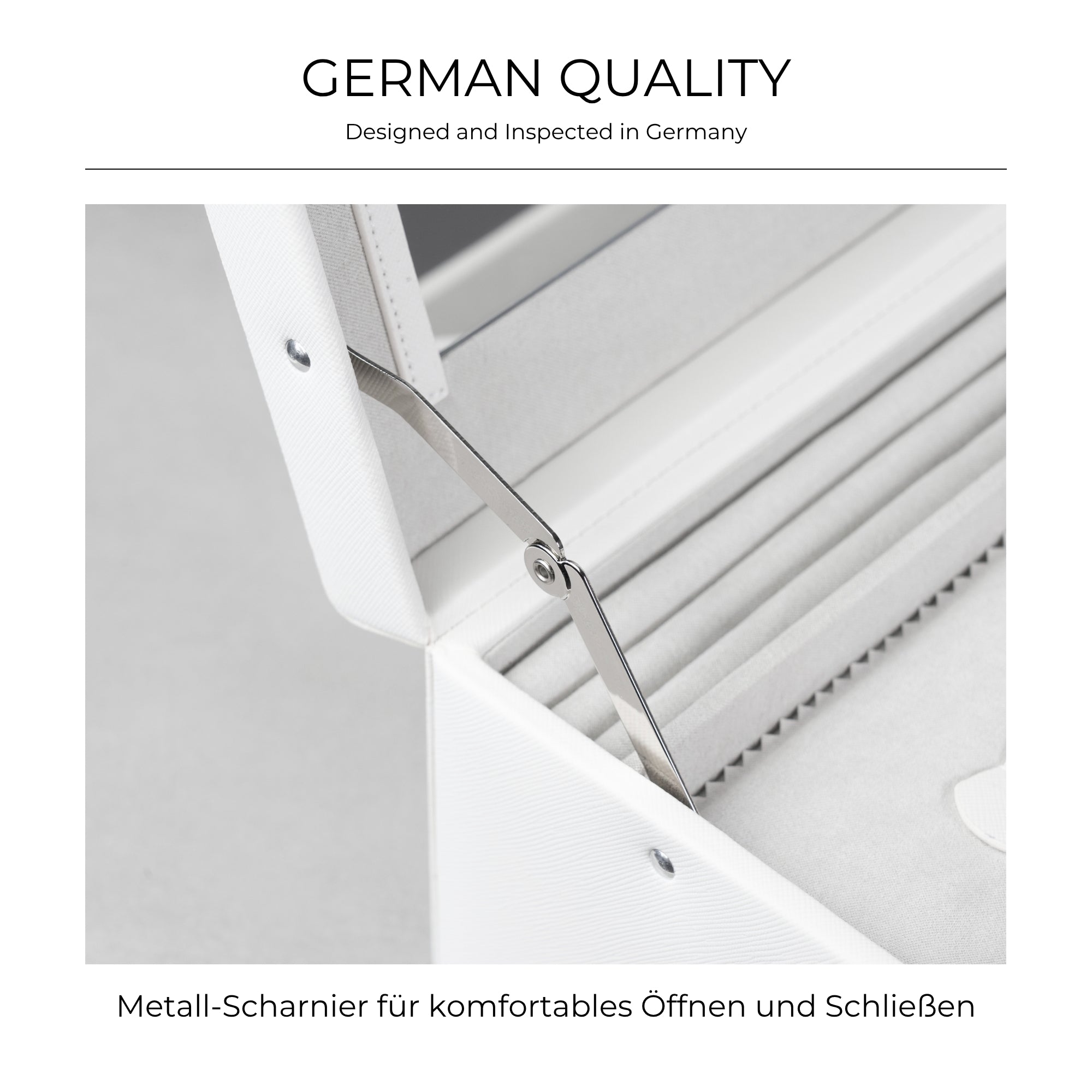 JOLIE Schmuckkästchen in Kreuznarben Optik