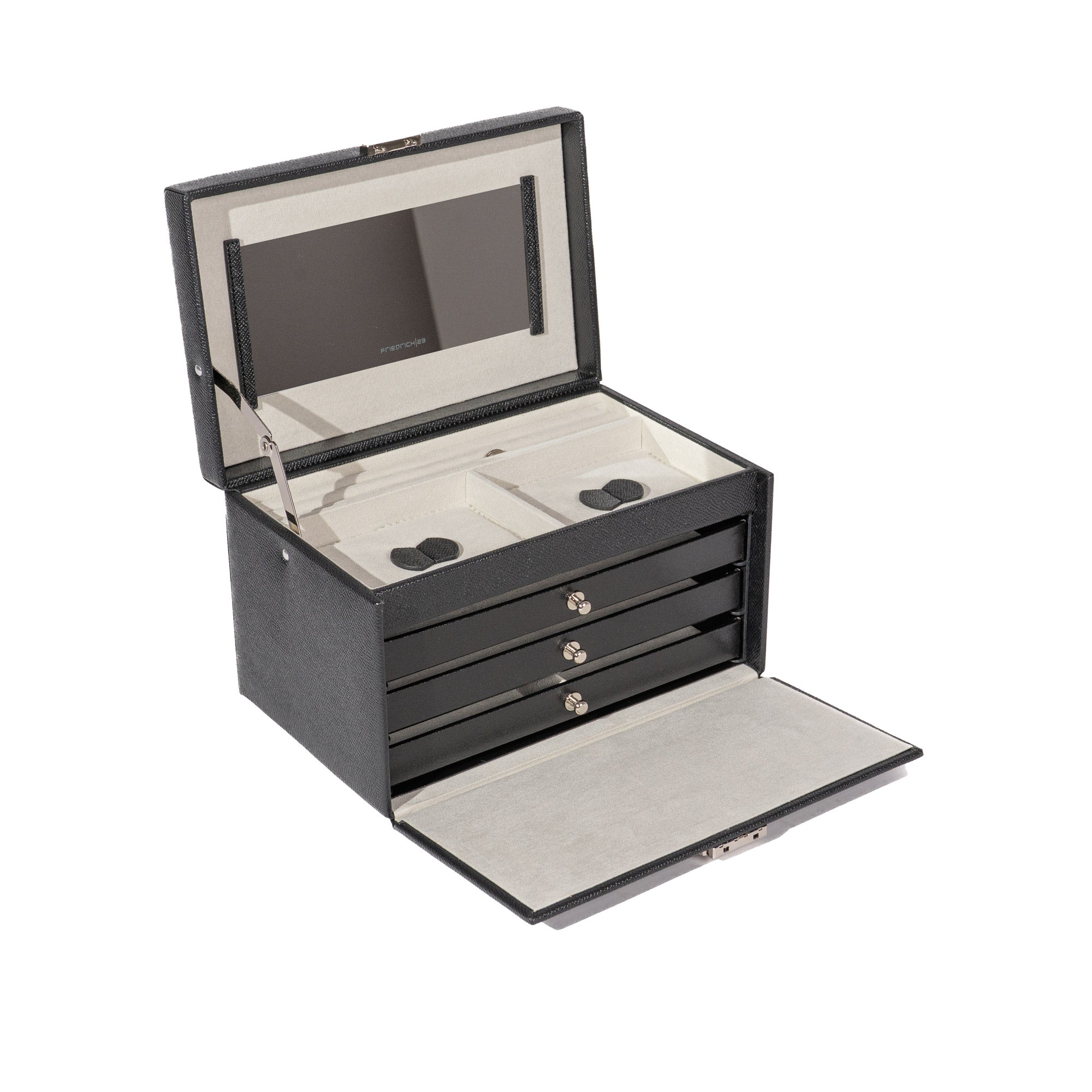 Jolie jewelry box in cross -crevets optics