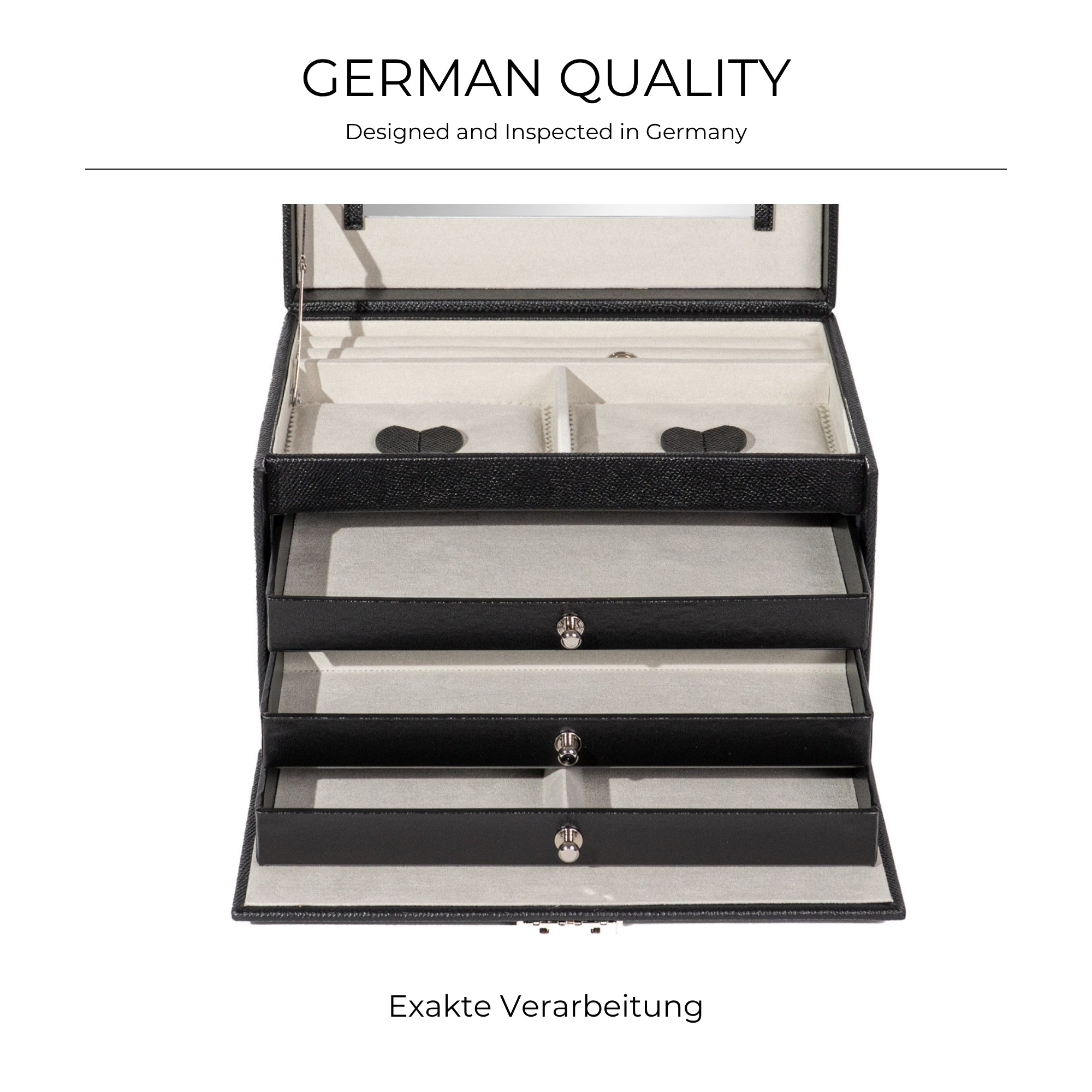 Jolie jewelry box in cross -crevets optics