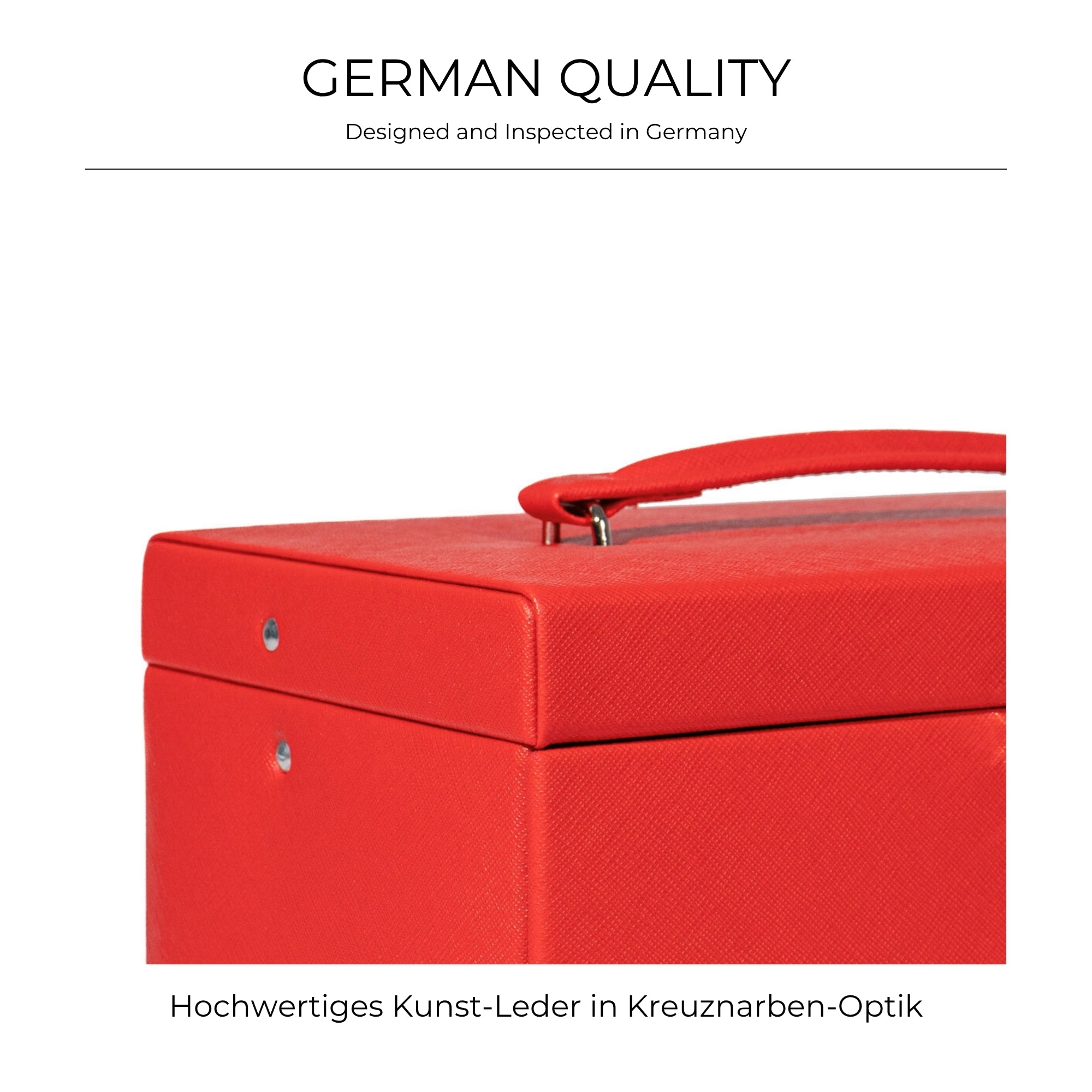 JOLIE Schmuckkästchen in Kreuznarben Optik