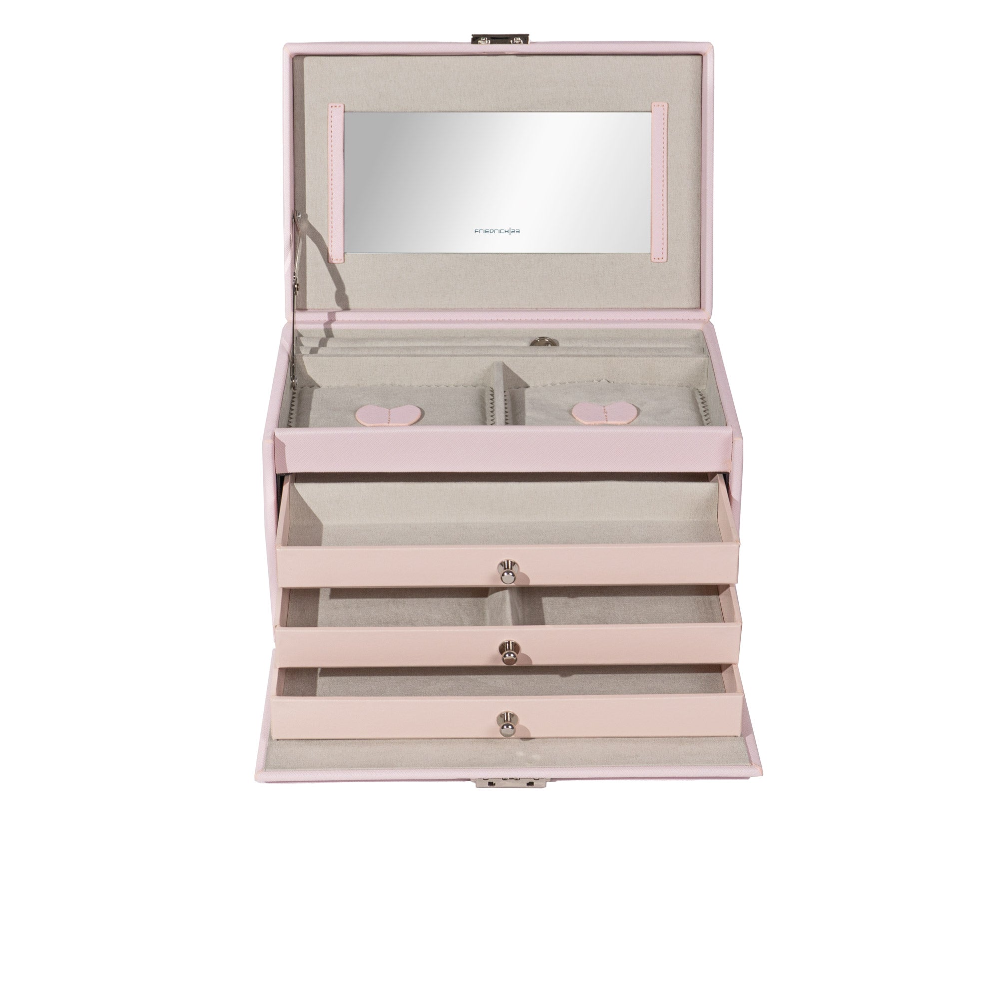 Jolie jewelry box in cross -crevets optics