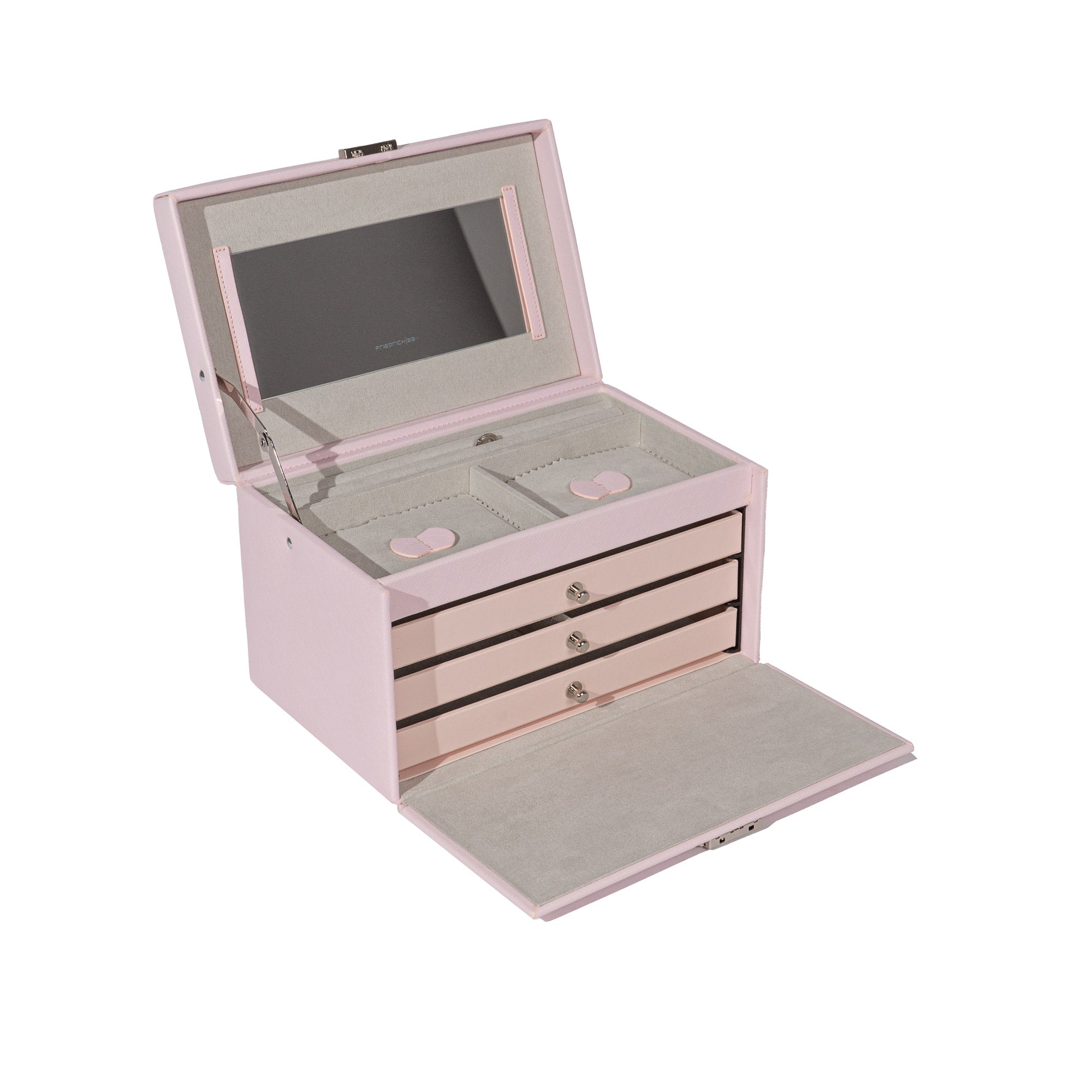 Jolie jewelry box in cross -crevets optics