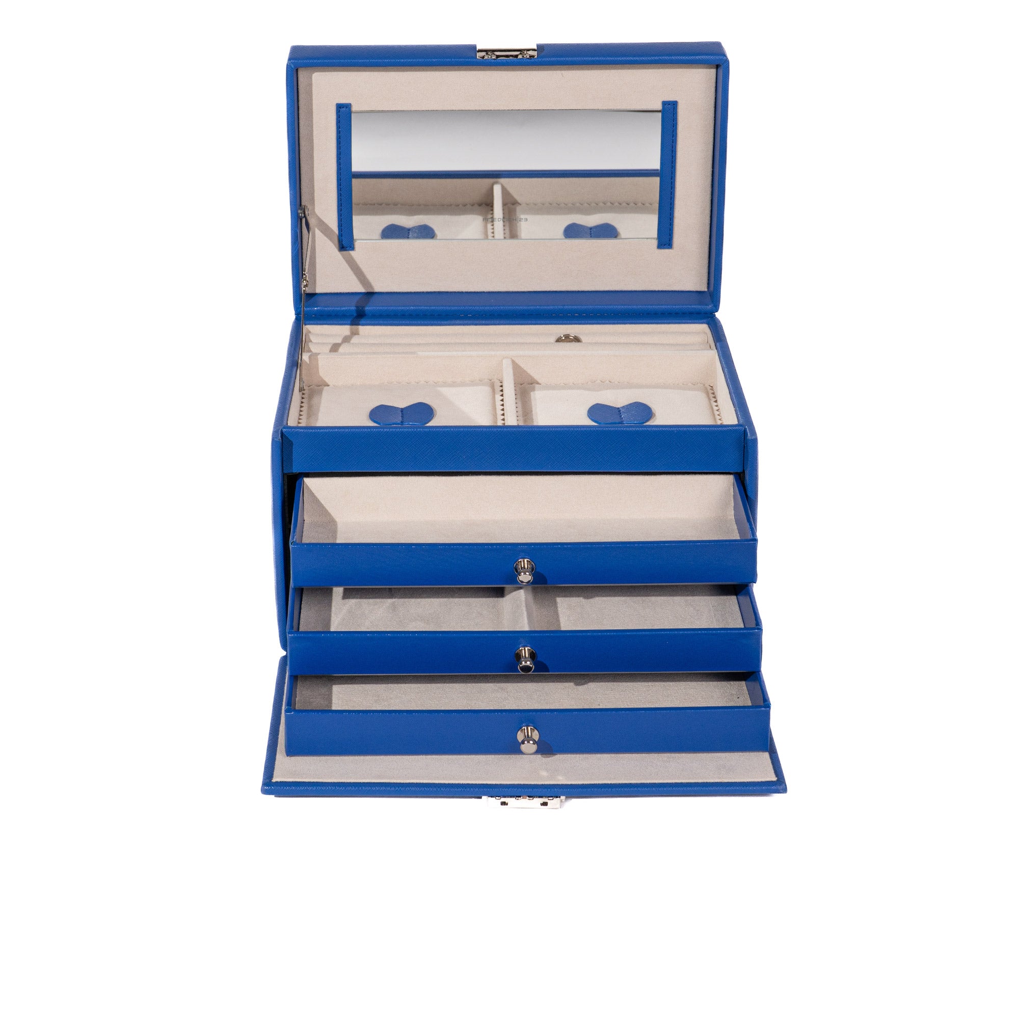 Jolie jewelry box in cross -crevets optics