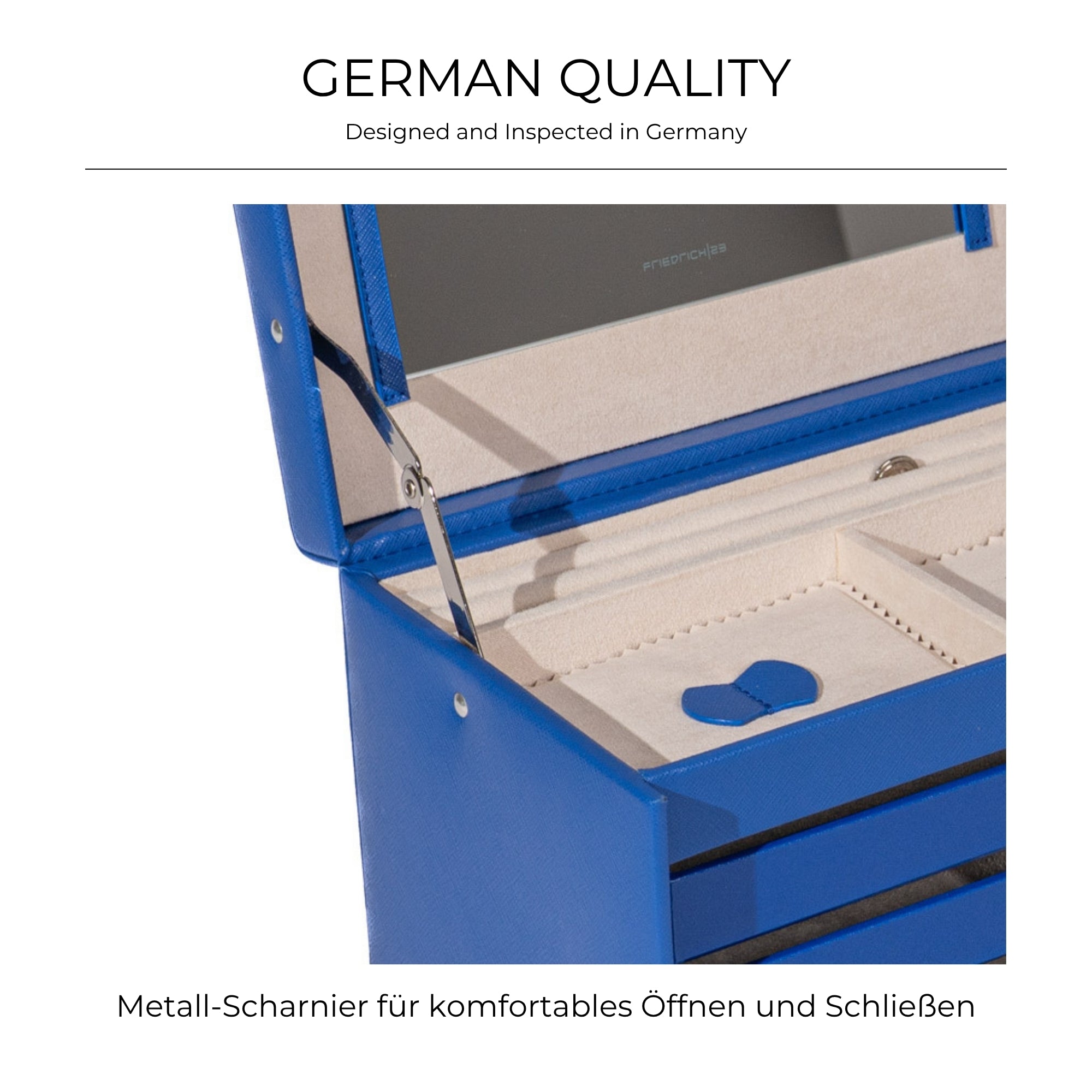 JOLIE Schmuckkästchen in Kreuznarben Optik