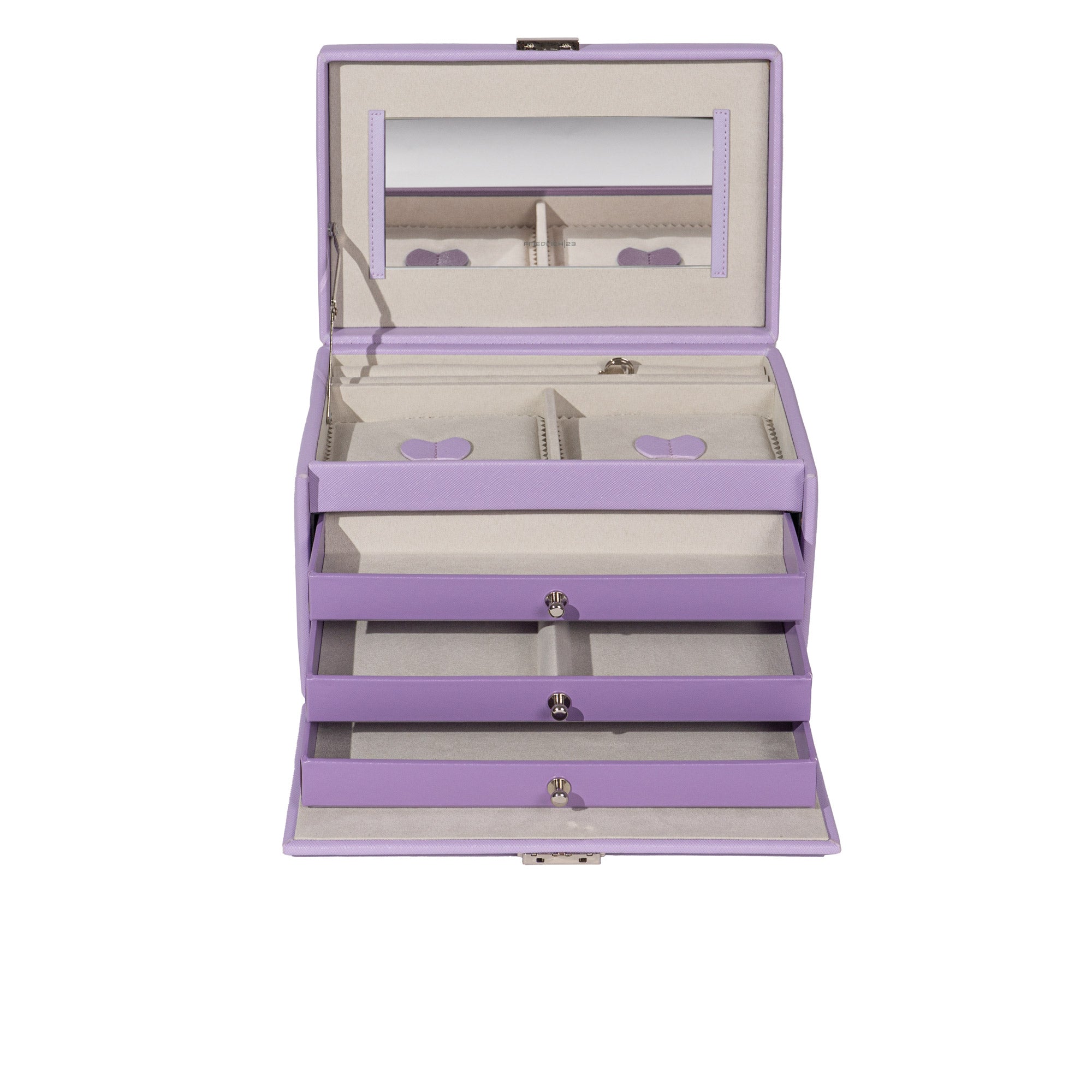 Jolie jewelry box in cross -crevets optics