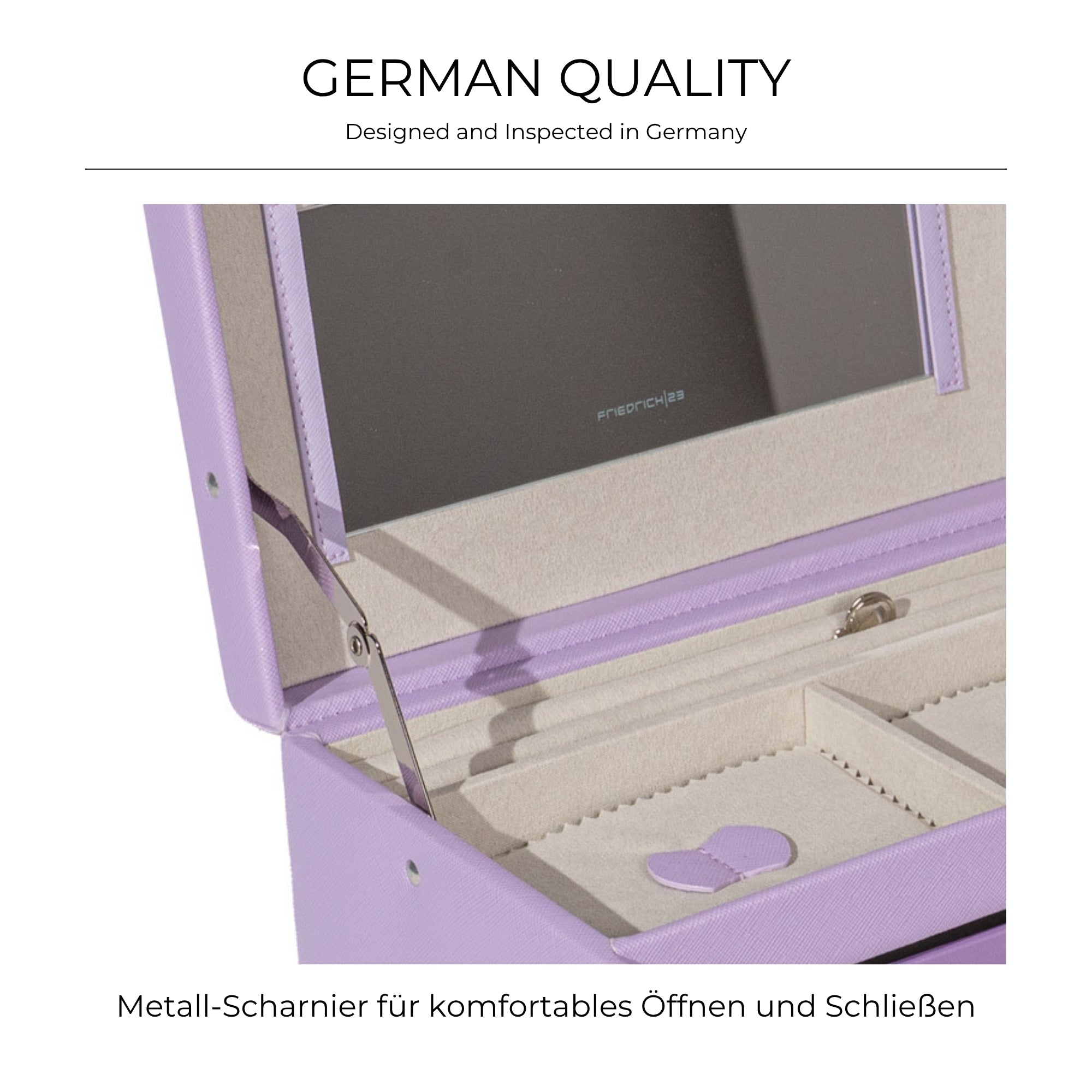 Jolie jewelry box in cross -crevets optics