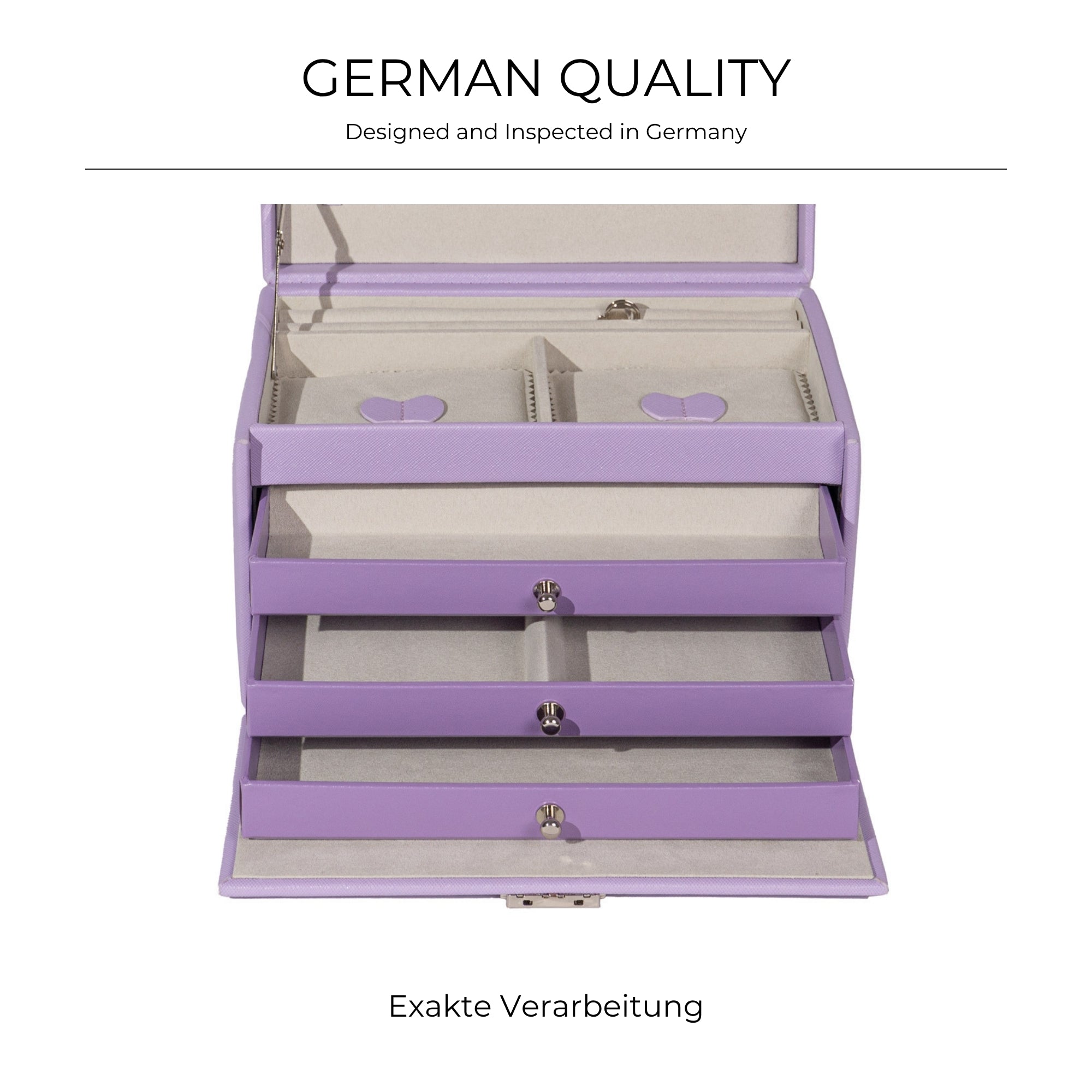 Jolie jewelry box in cross -crevets optics