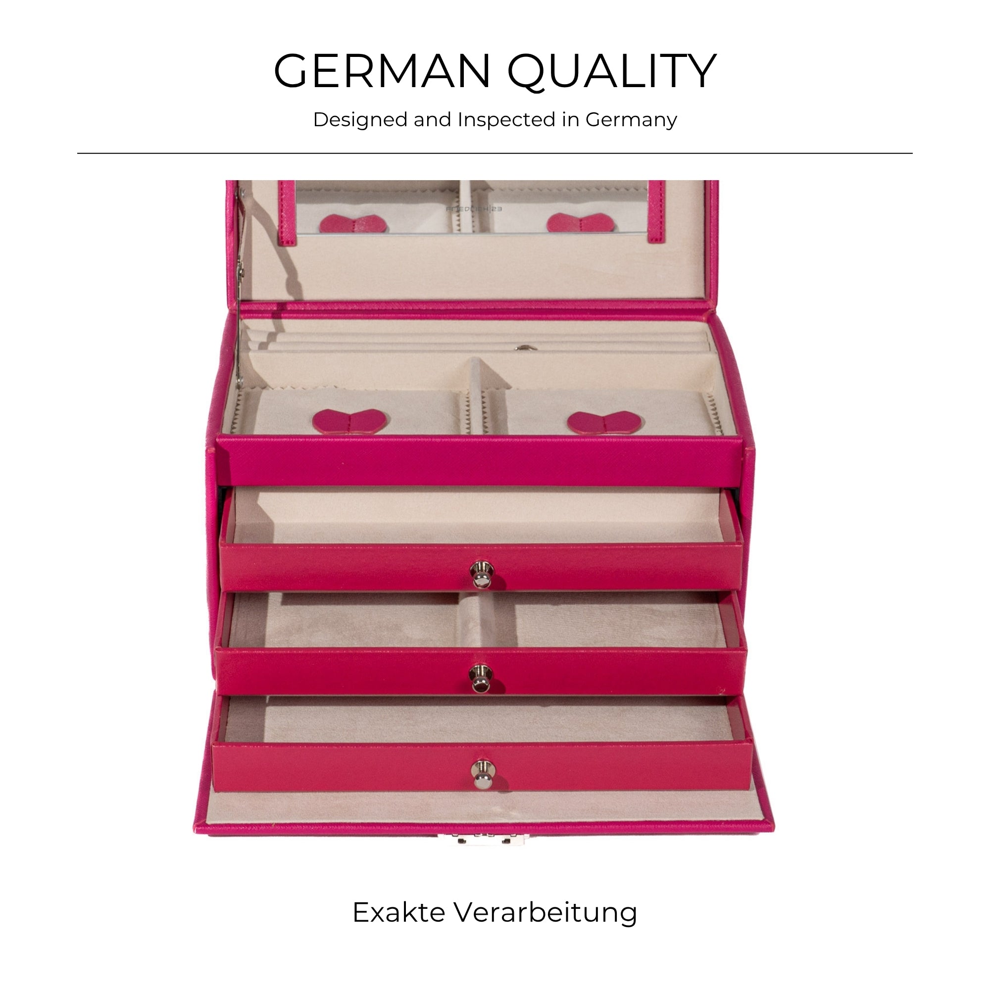 Jolie jewelry box in cross -crevets optics