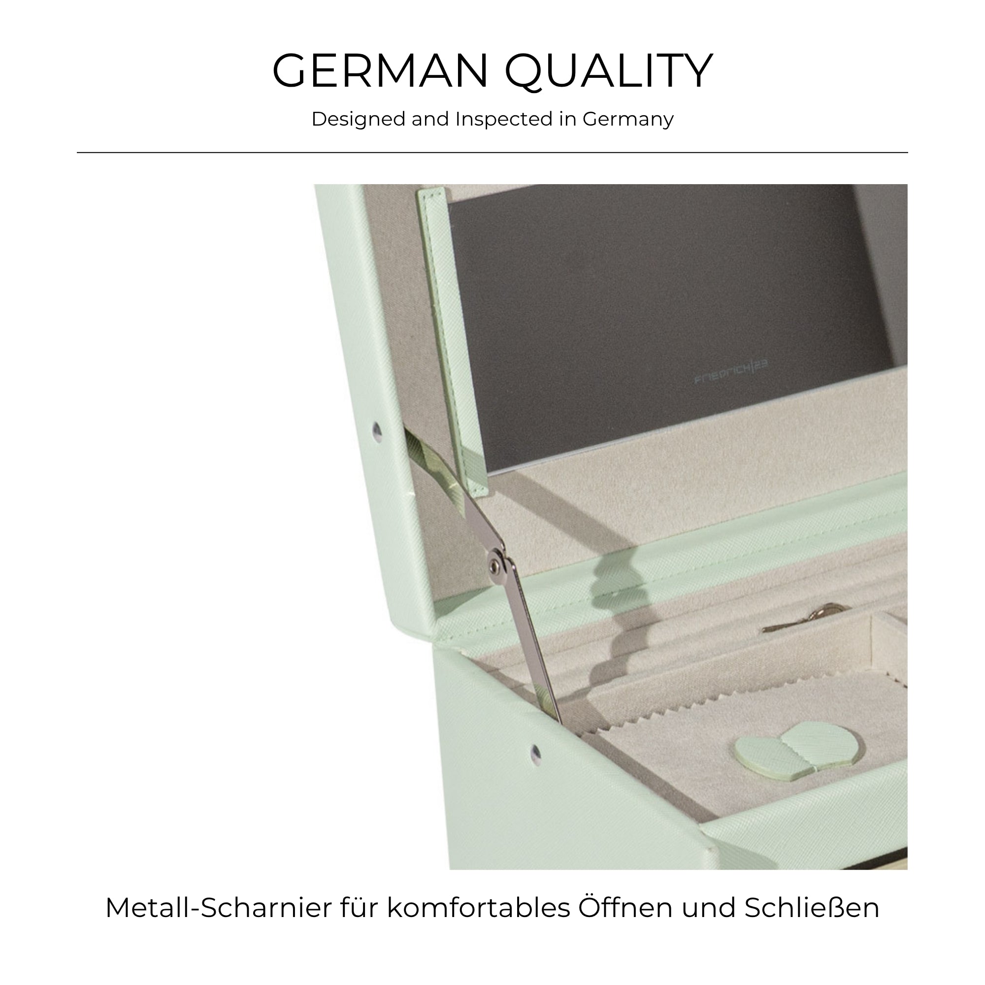 JOLIE Schmuckkästchen in Kreuznarben Optik